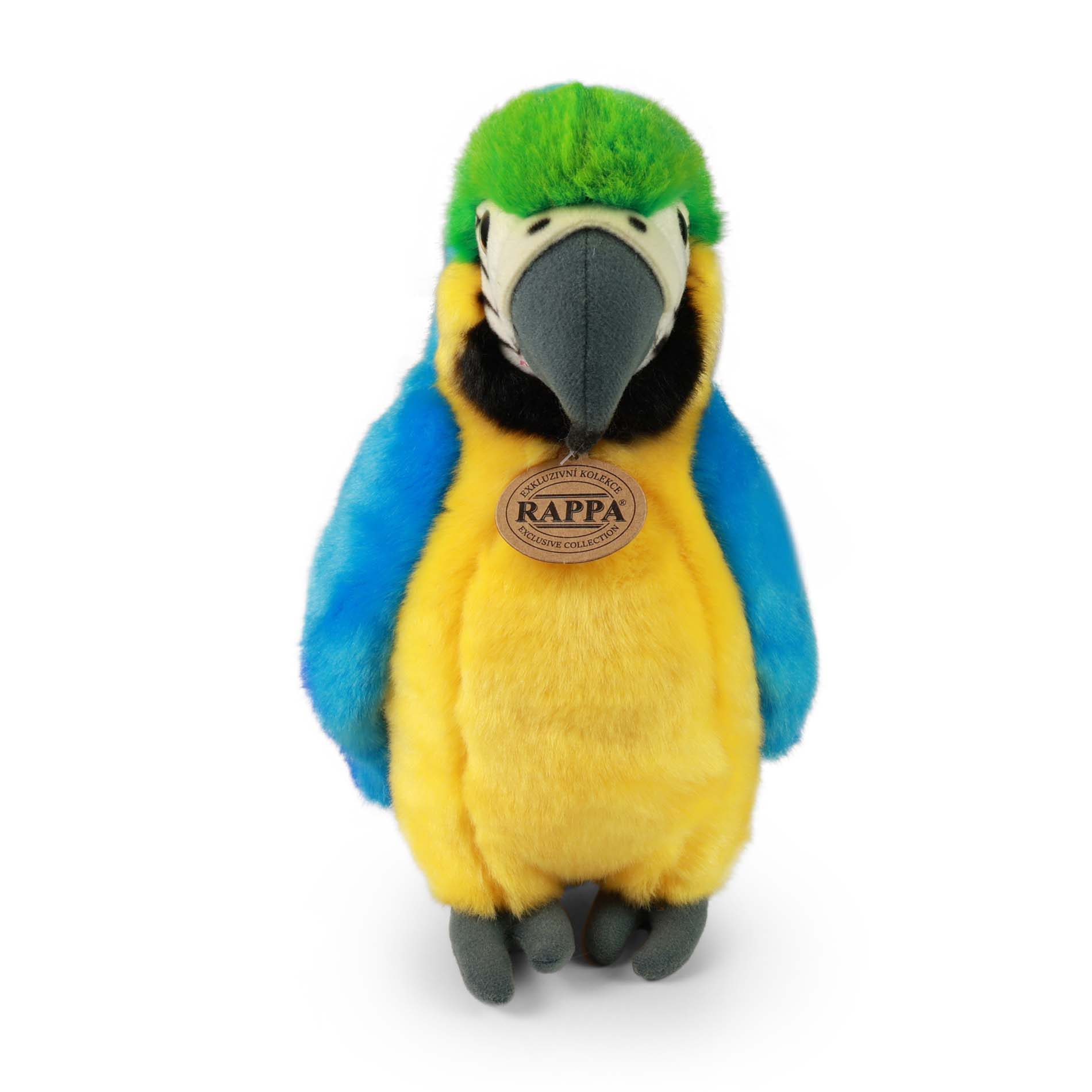 Plyšový pták papoušek Ara 28 cm ECO-FRIENDLY