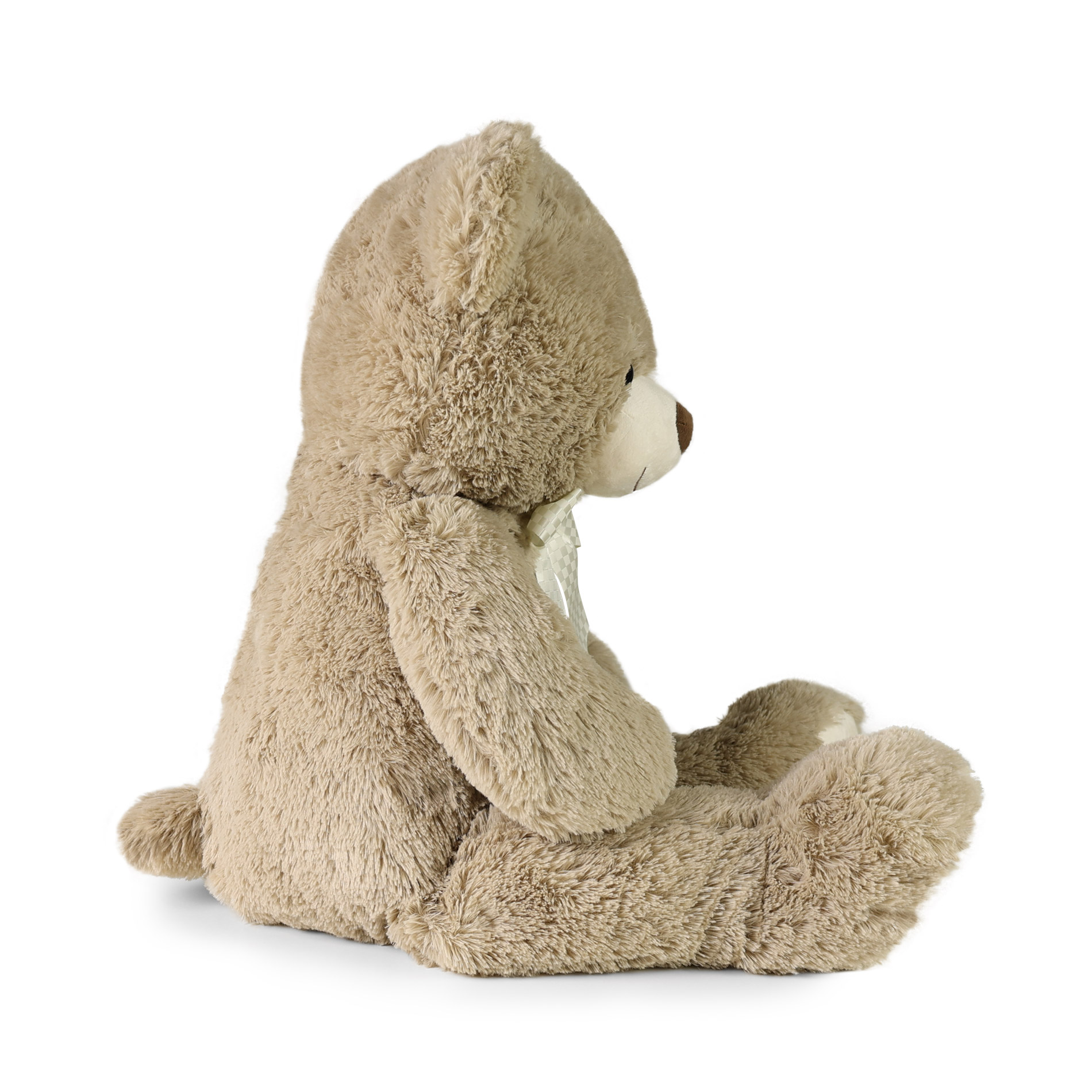 Velký plyšový medvěd Harvey kapučínový s visačkou 78 cm