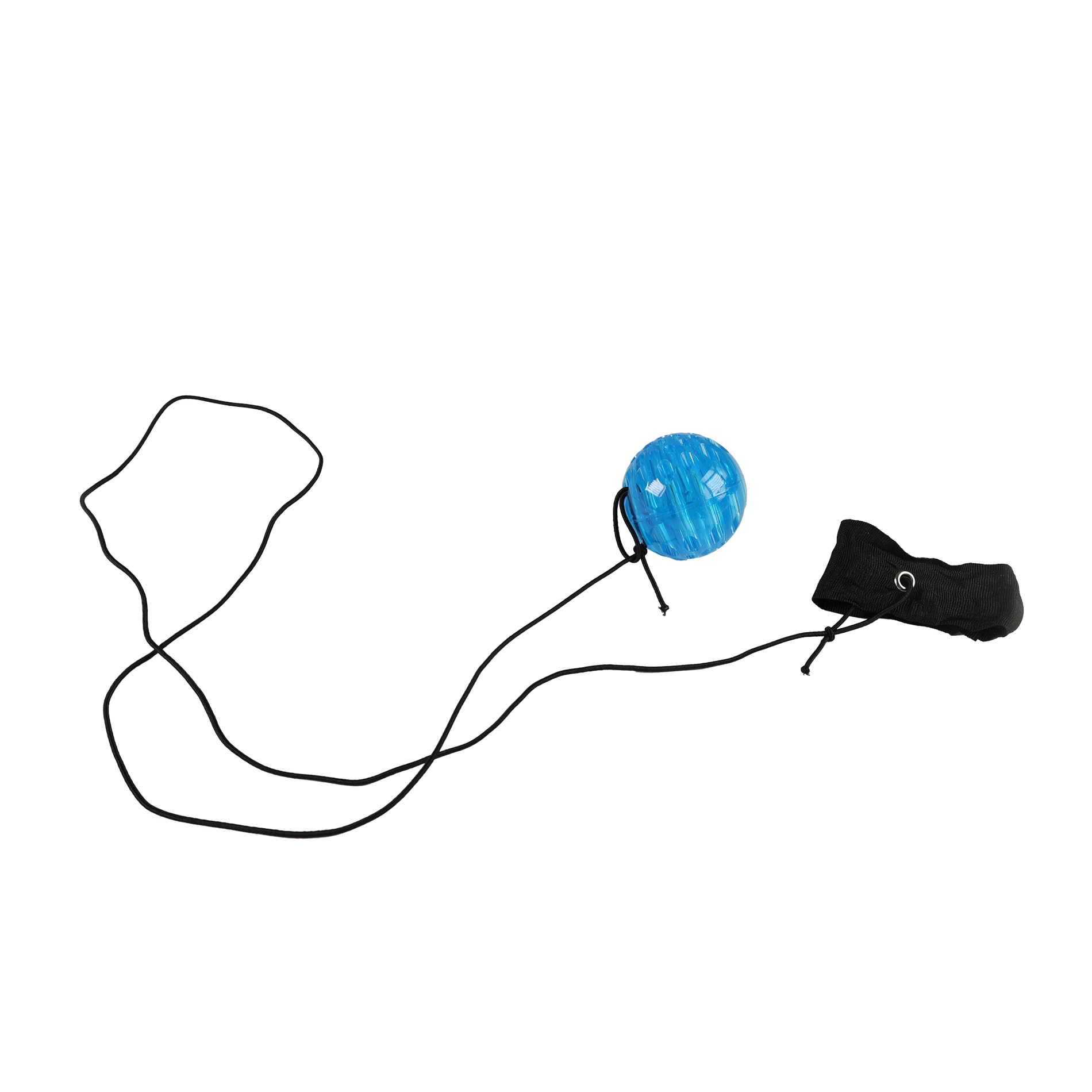 Skákací míček na gumě se světlem 6 cm