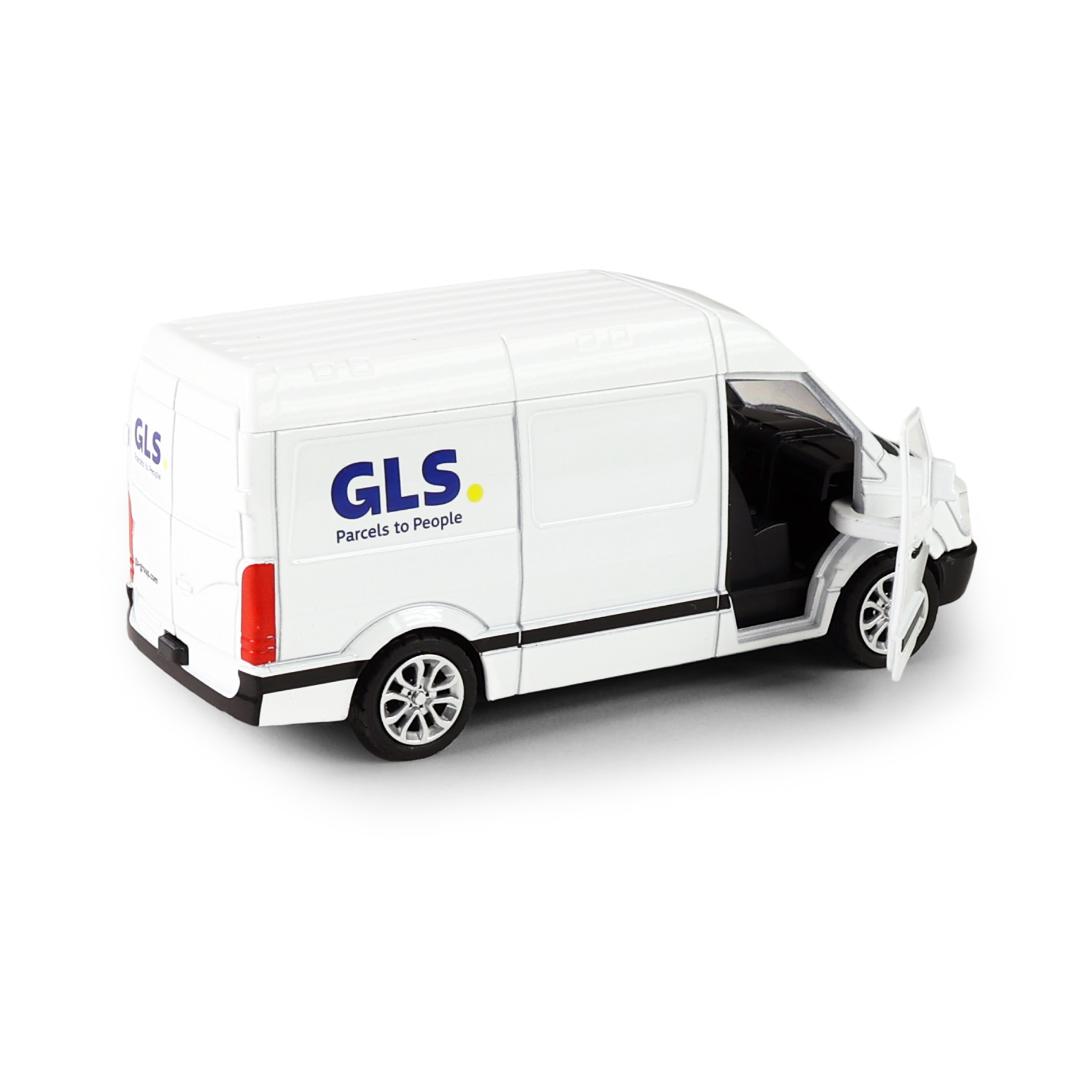 Kovové auto GLS s otevíracími dveřmi 12  cm