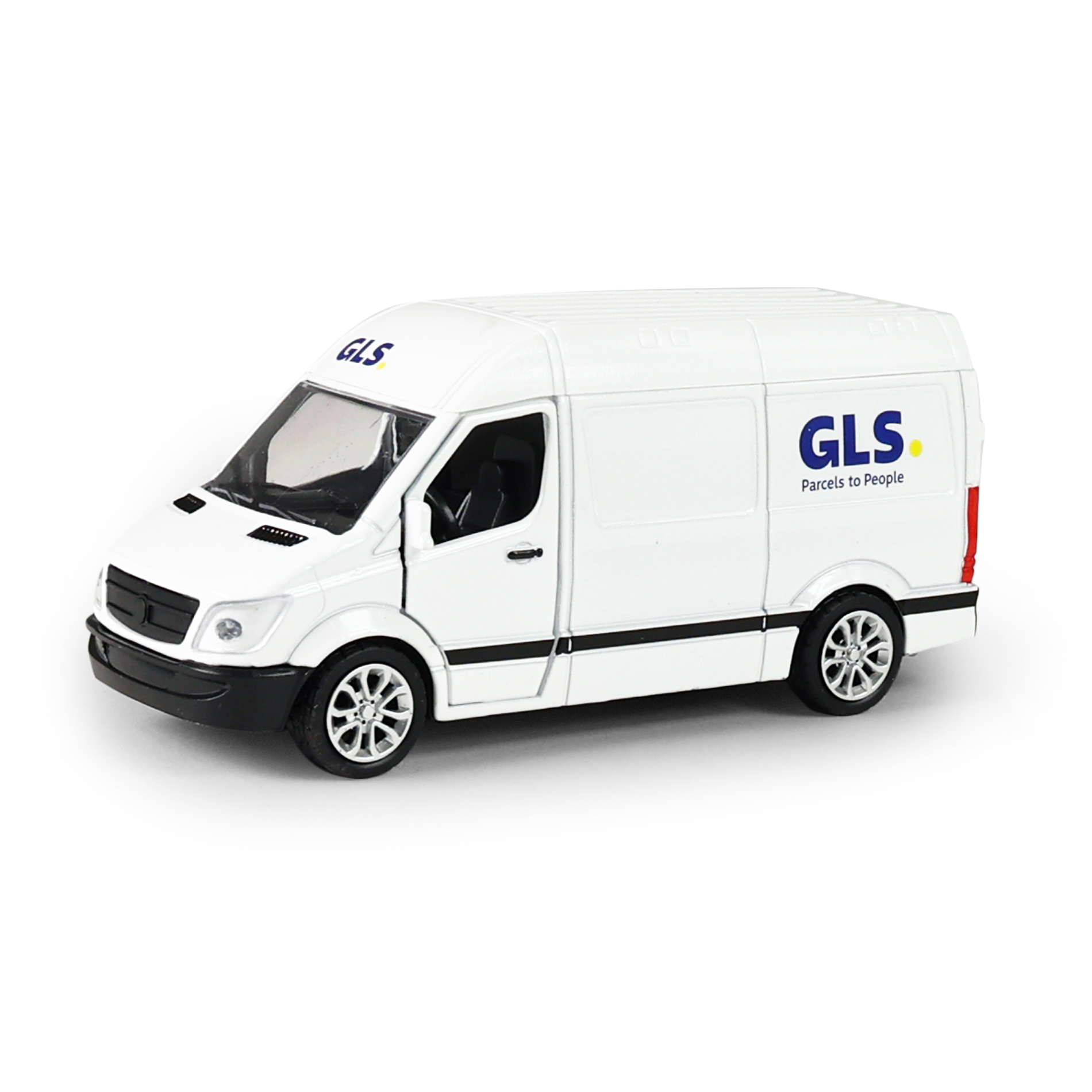 Kovové auto GLS s otevíracími dveřmi 12  cm