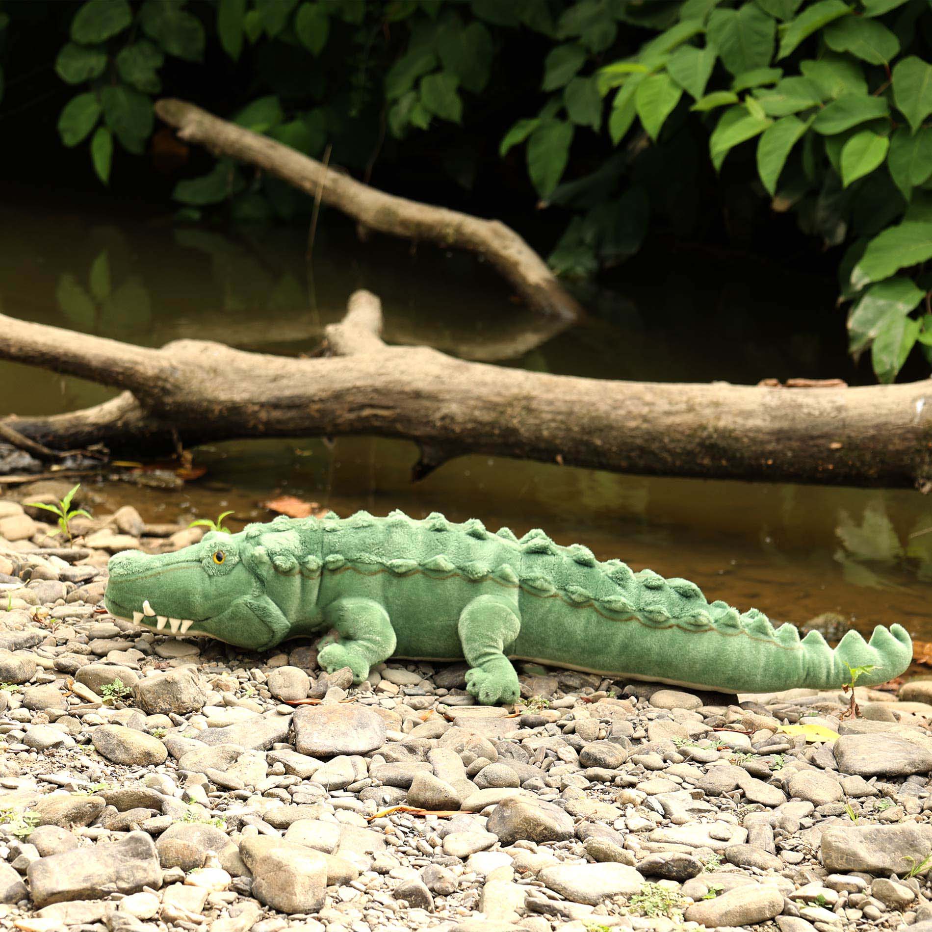 Plyšový krokodýl 80 cm ECO-FRIENDLY