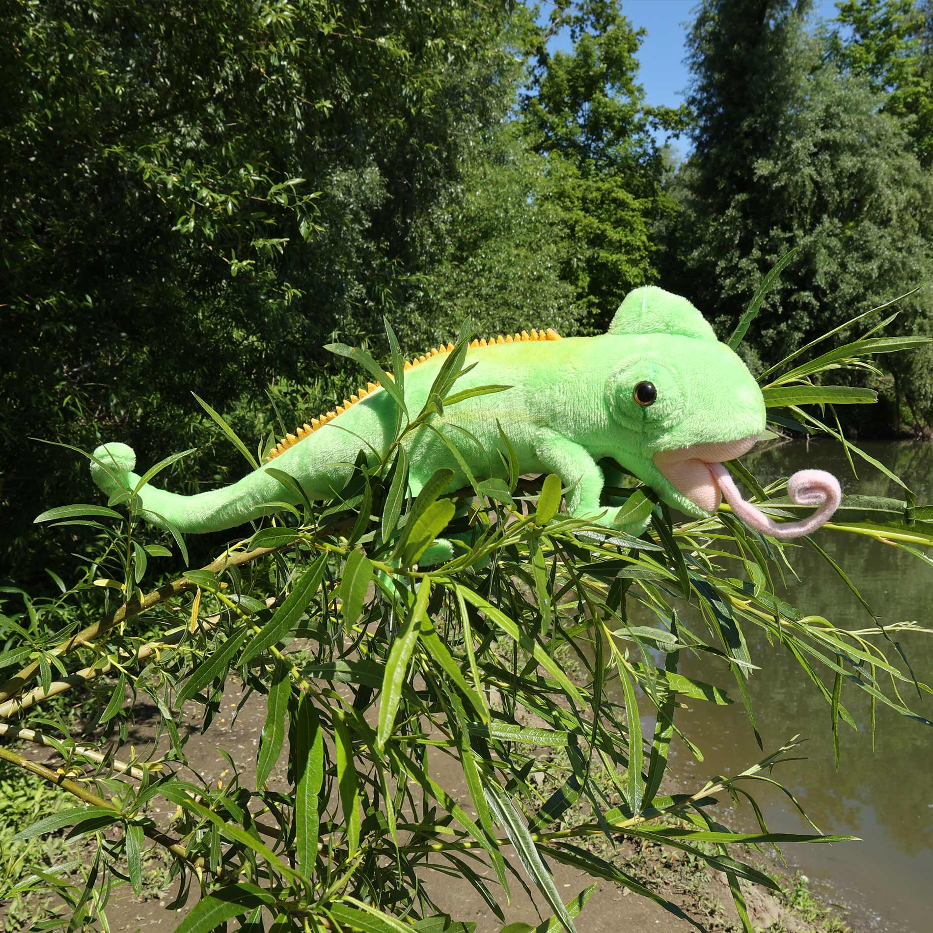 Plyšový chameleon 34 cm ECO-FRIENDLY