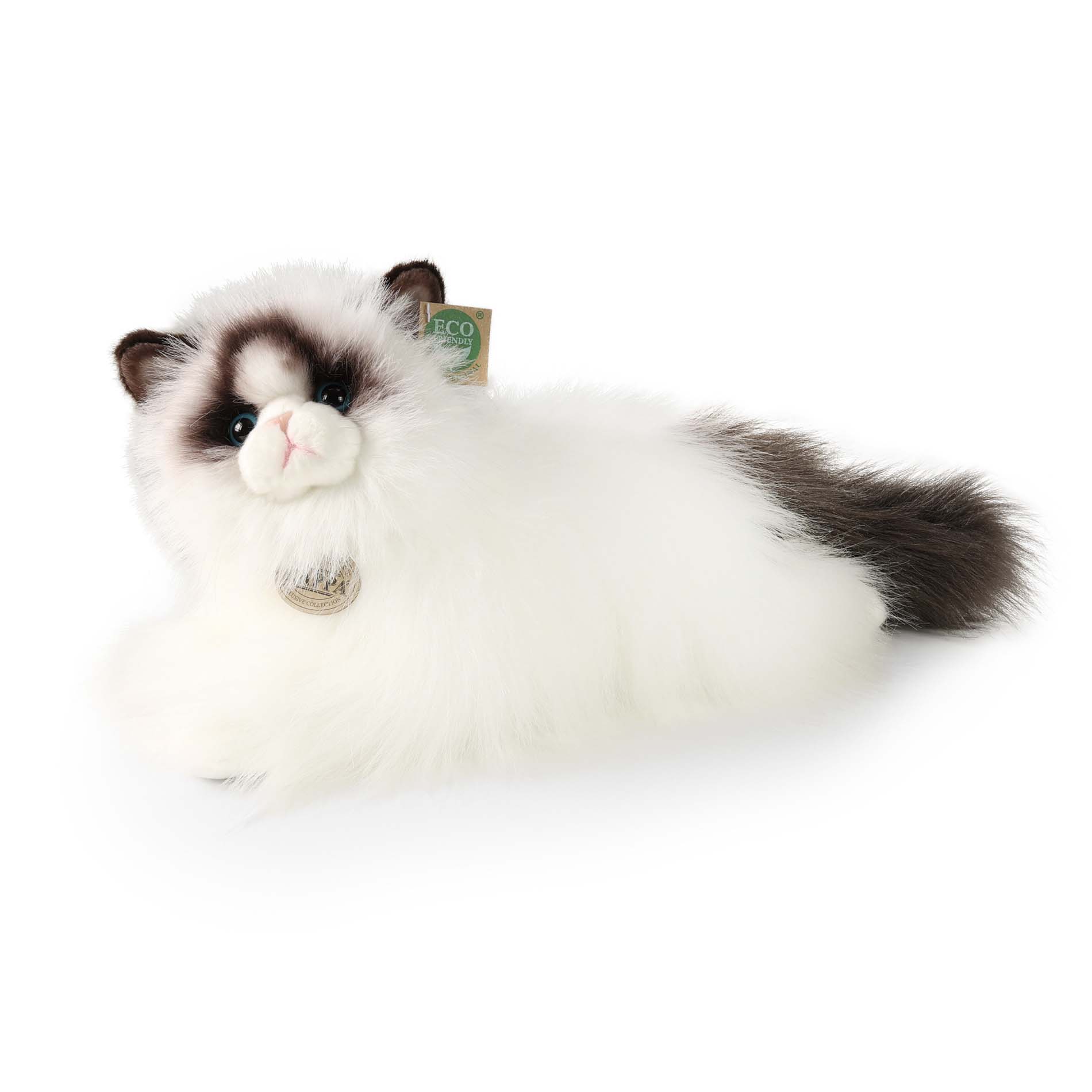 Plyšová kočka ragdoll 38 cm ECO-FRIENDLY