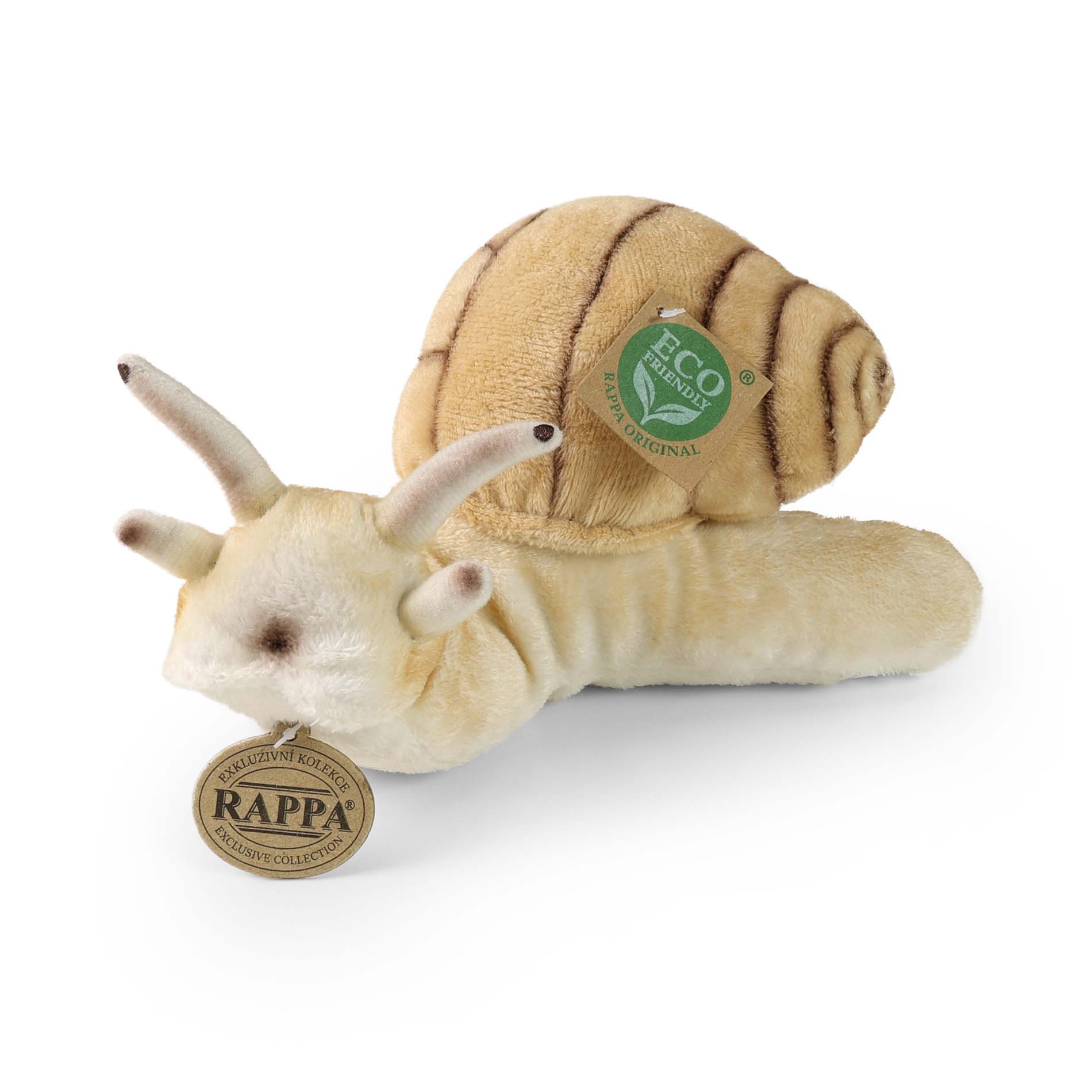Plyšový šnek/hlemýžď 23 cm ECO-FRIENDLY