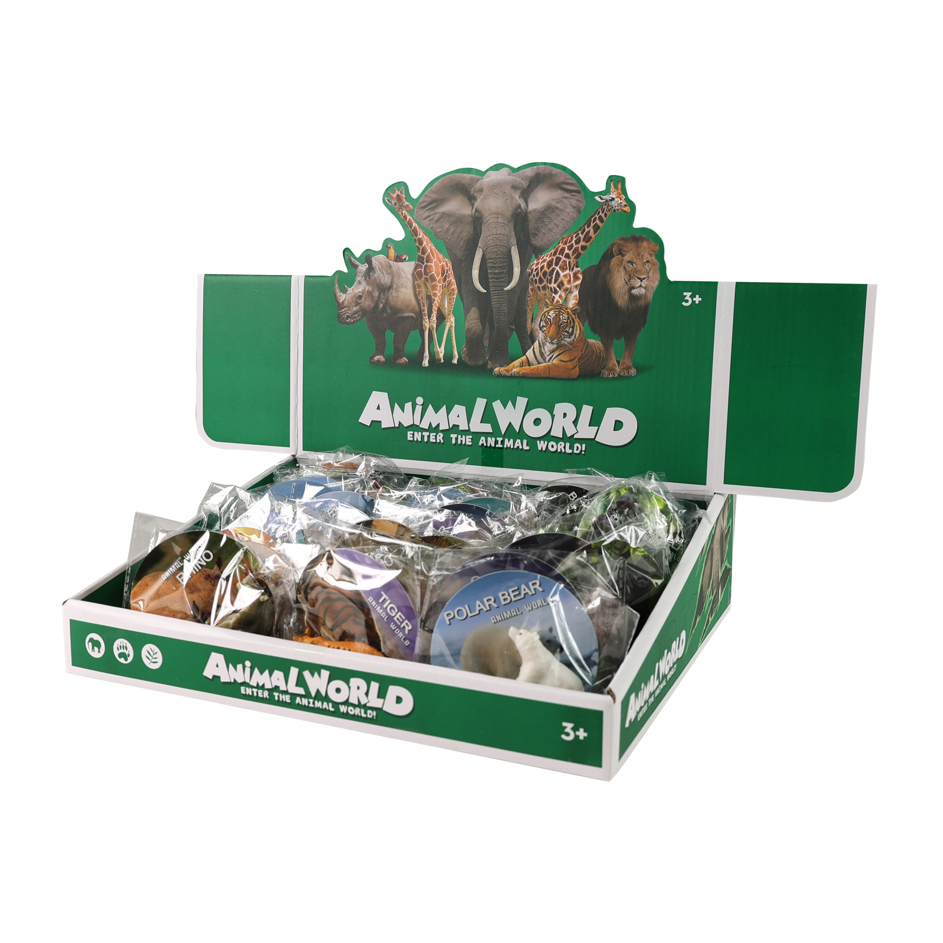 Zvířata divoká mix v krabici