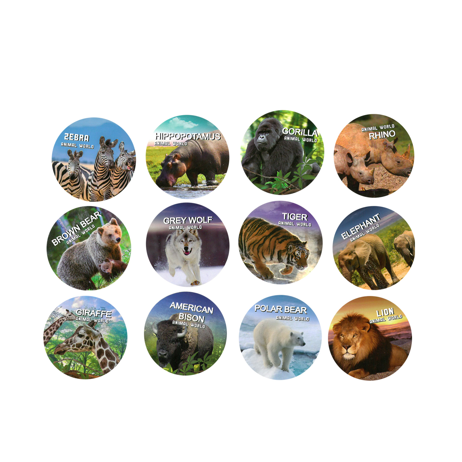 Zvířata divoká mix v krabici