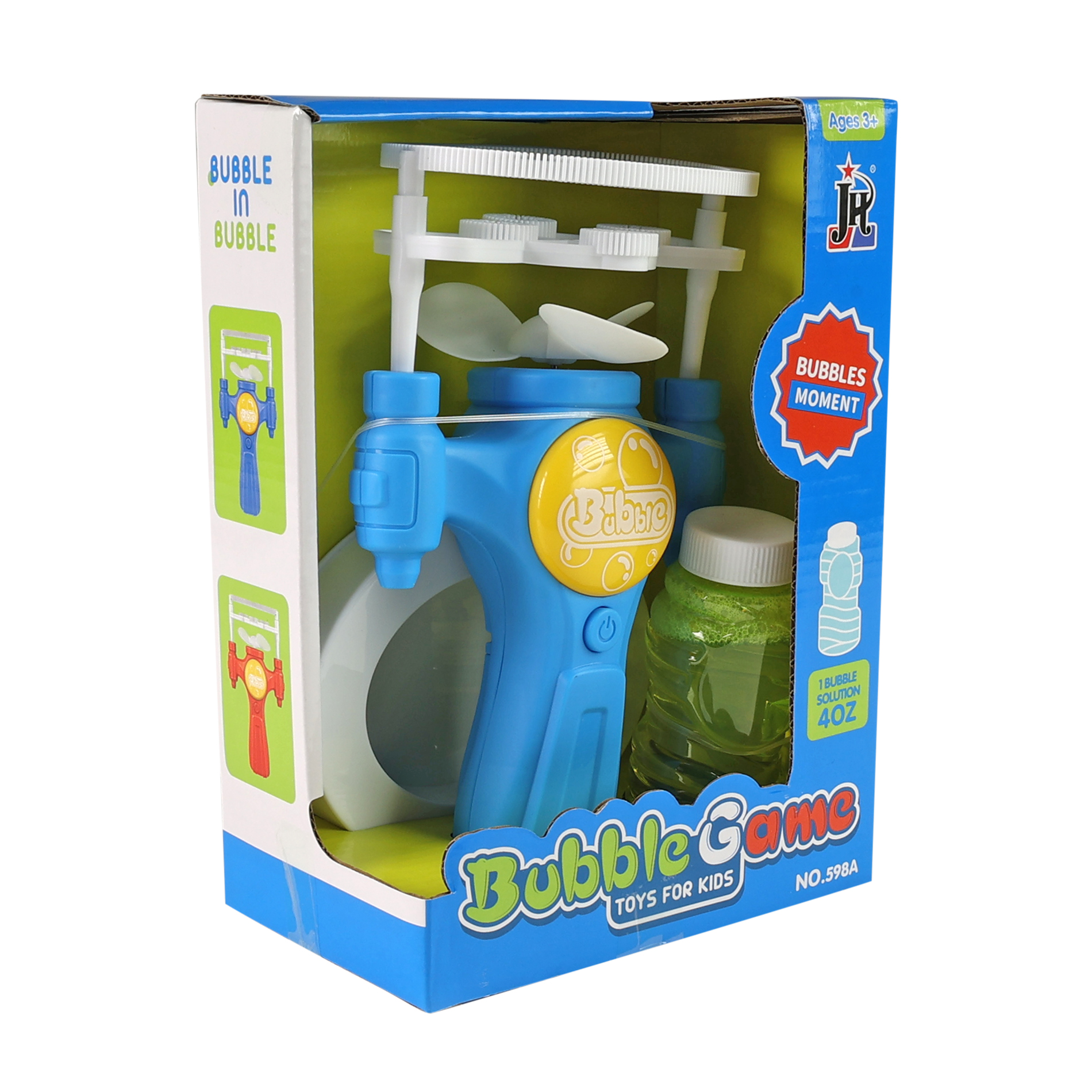 Větrák na bubliny s náplní