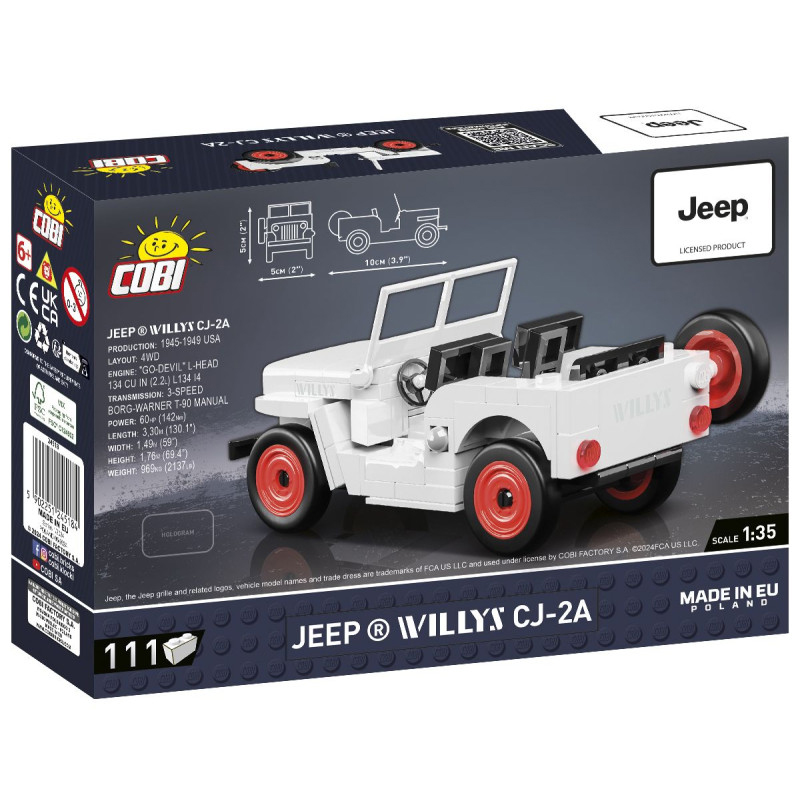 Cobi 24517 Jeep Willys CJ-2A