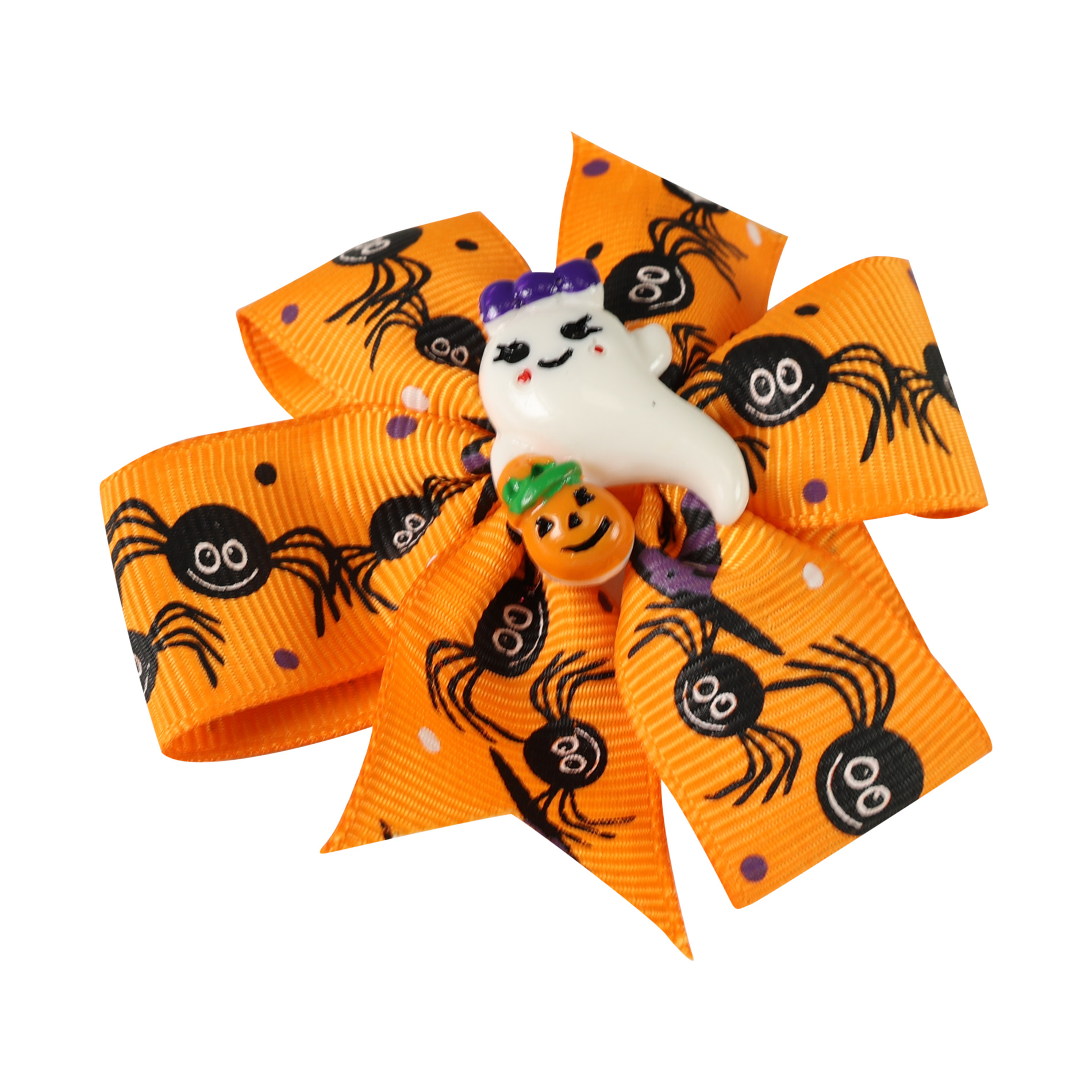 Spona do vlasů oranžová duch