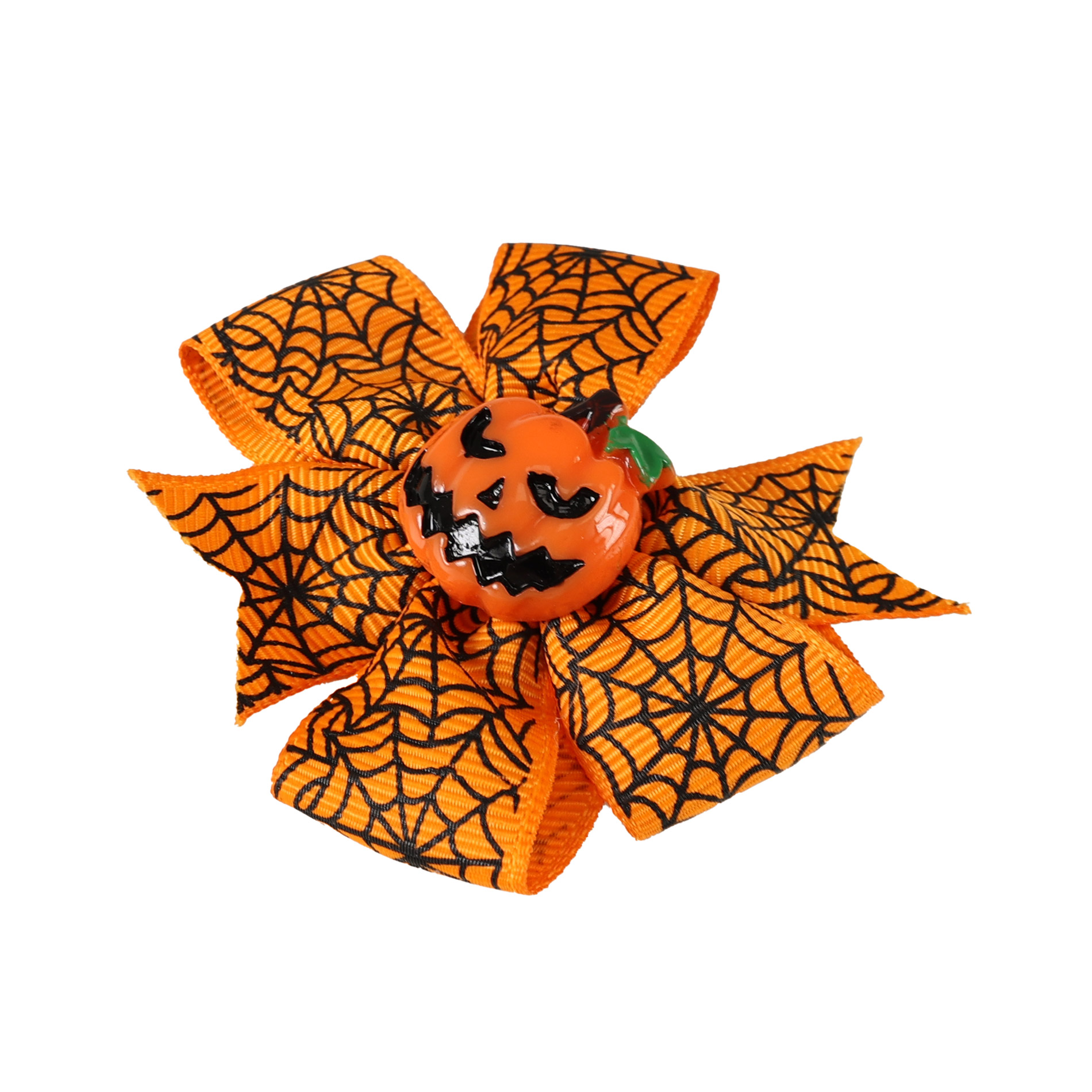 Spona do vlasů oranžová dýně