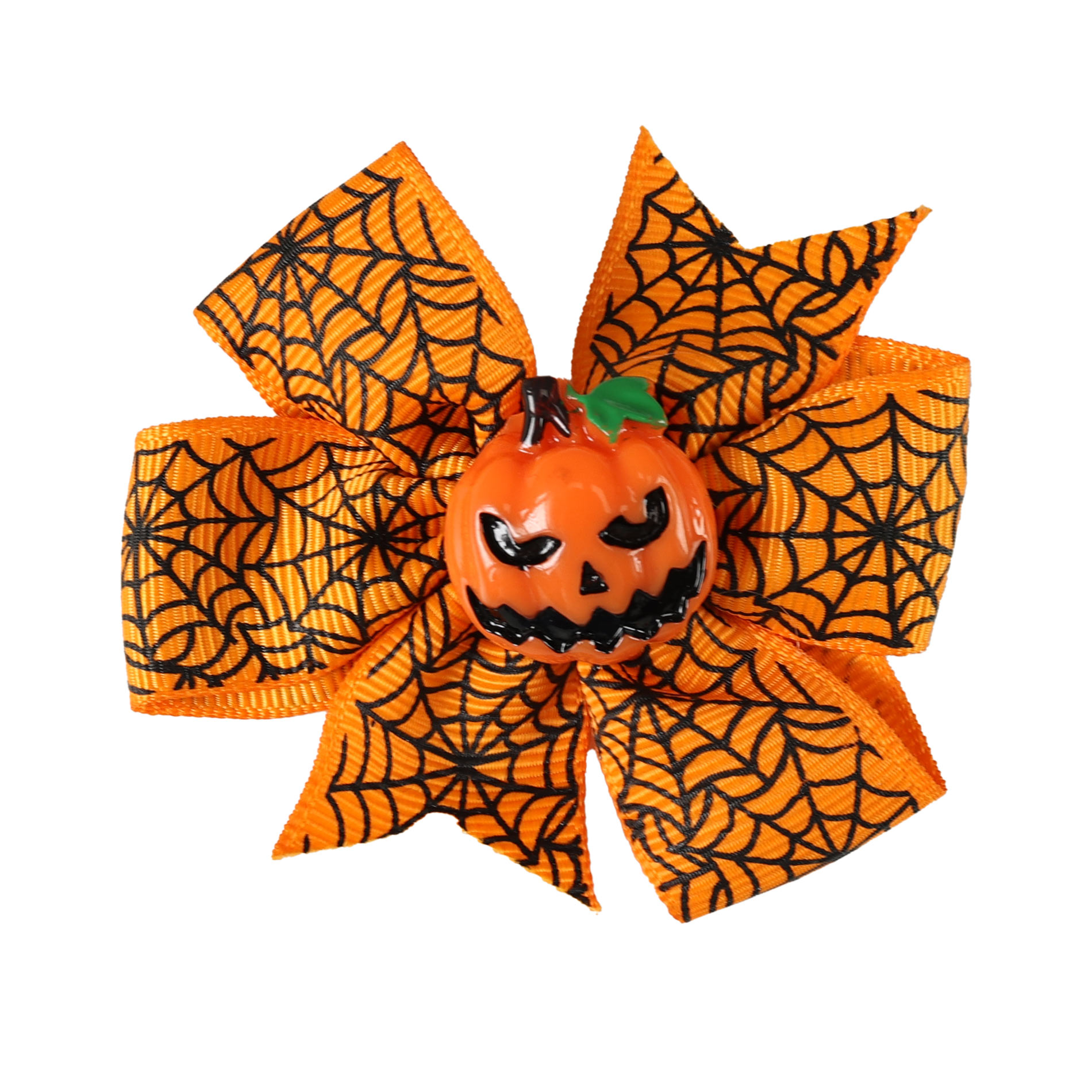 Spona do vlasů oranžová dýně