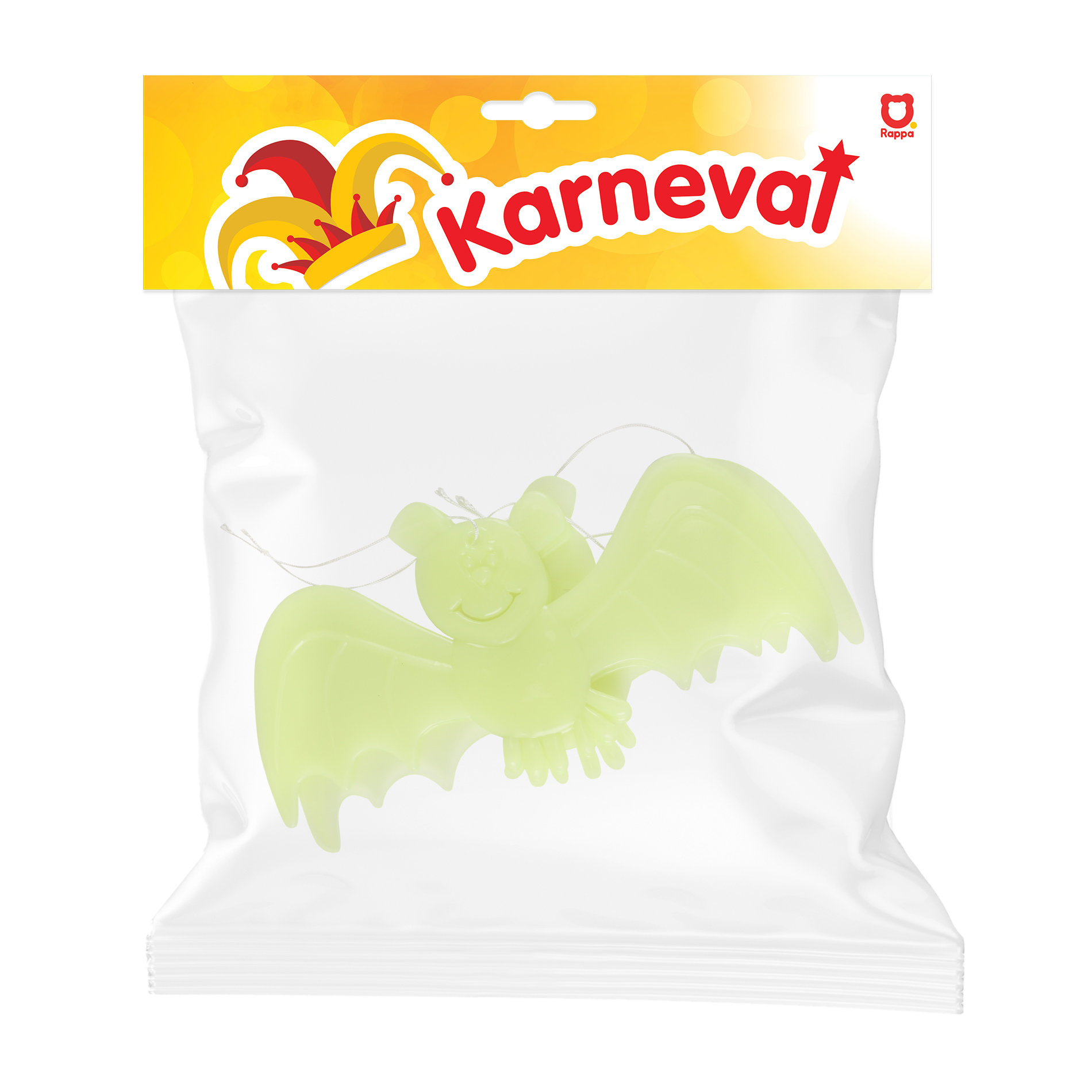 Dekorace netopýr svítící ve tmě 2 ks