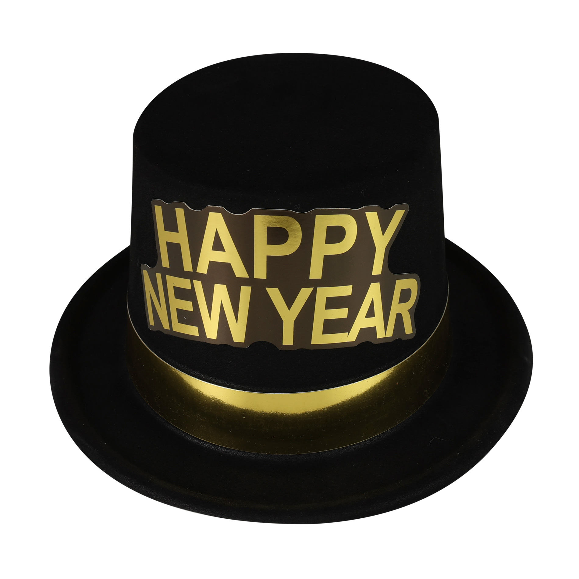 Klobouk černý Happy New Year