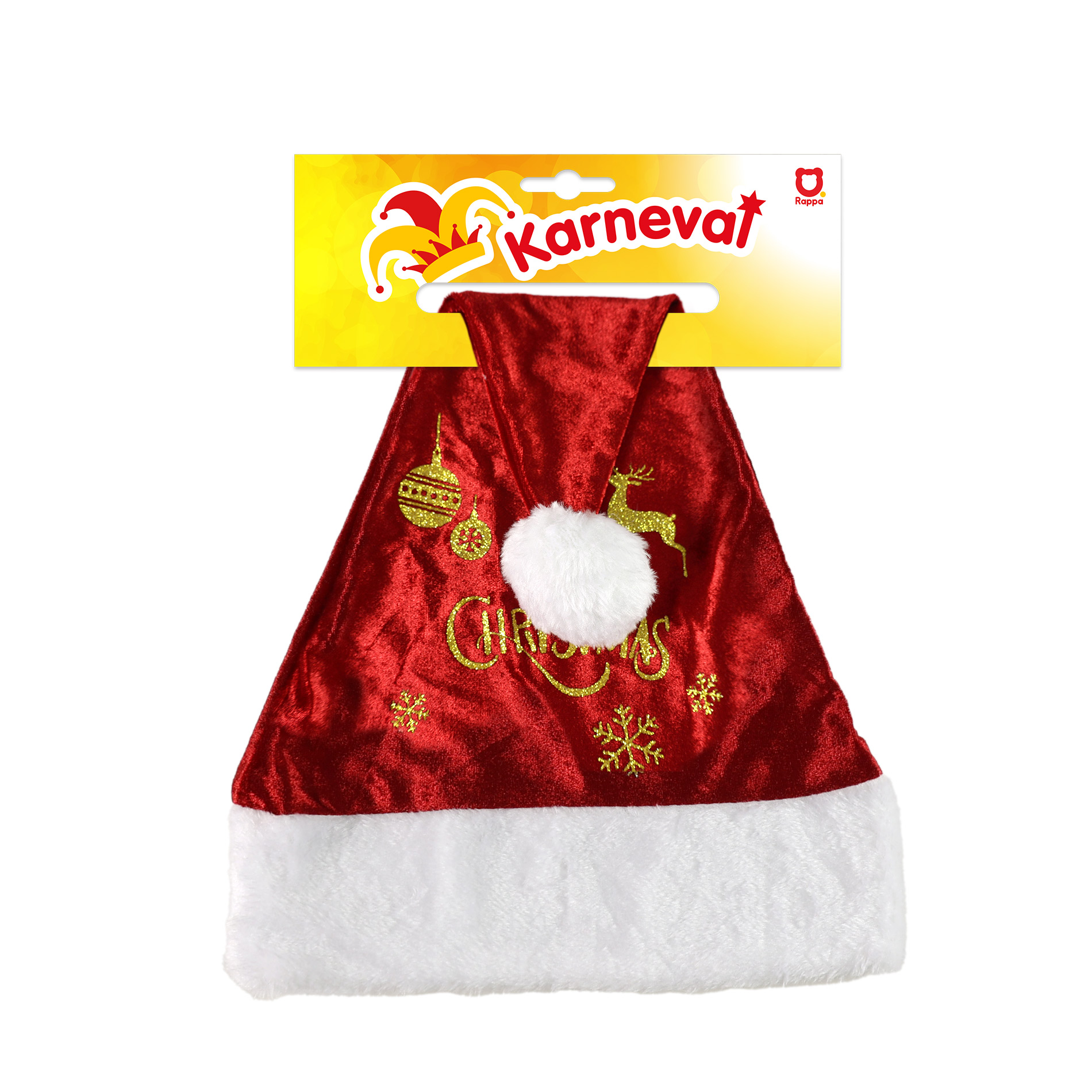Vánoční čepice s potiskem