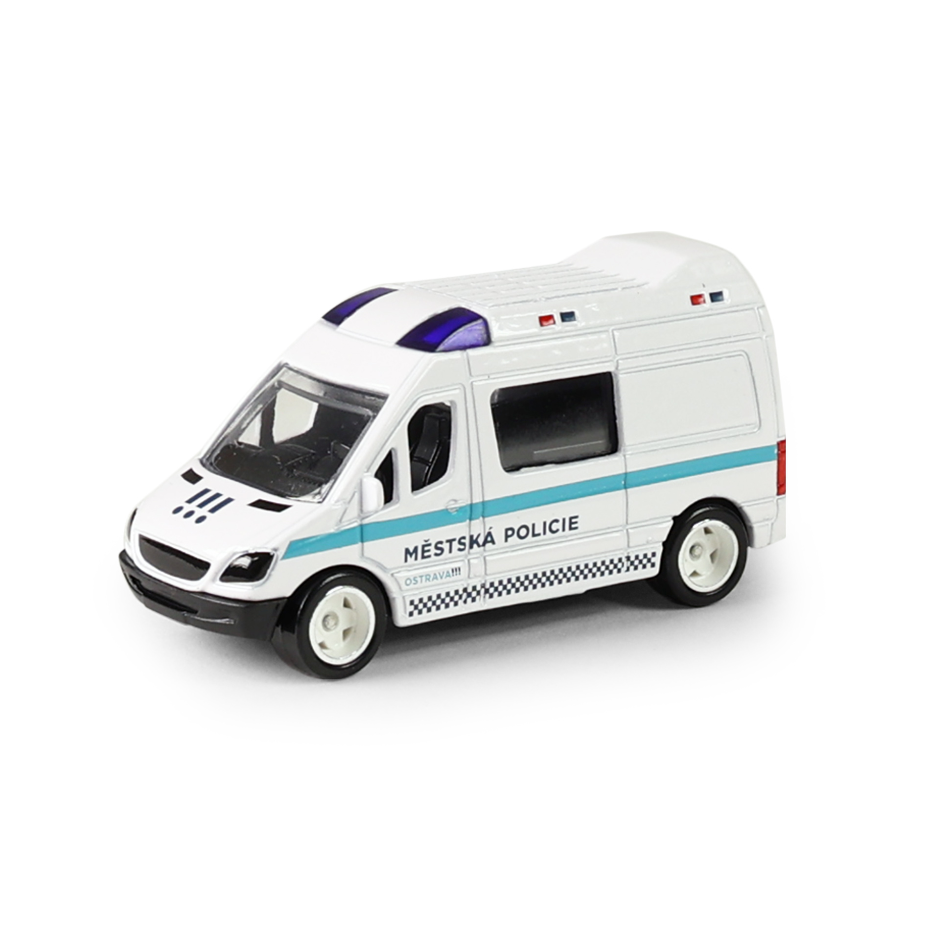 Kovové auto policie Ostrava 7 cm