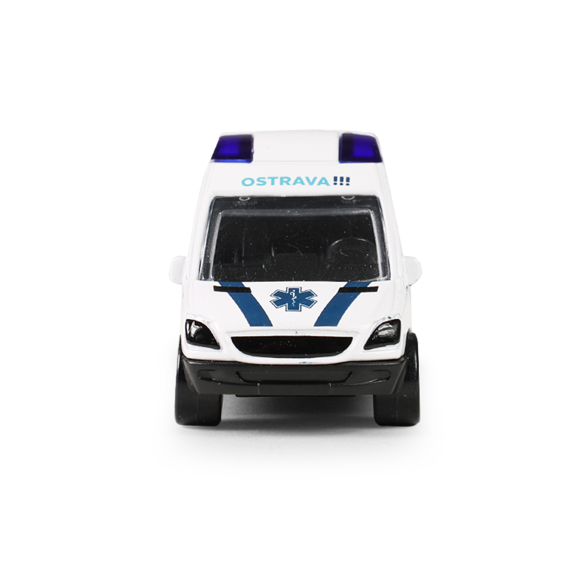 Kovové auto sanitka Ostrava 7 cm