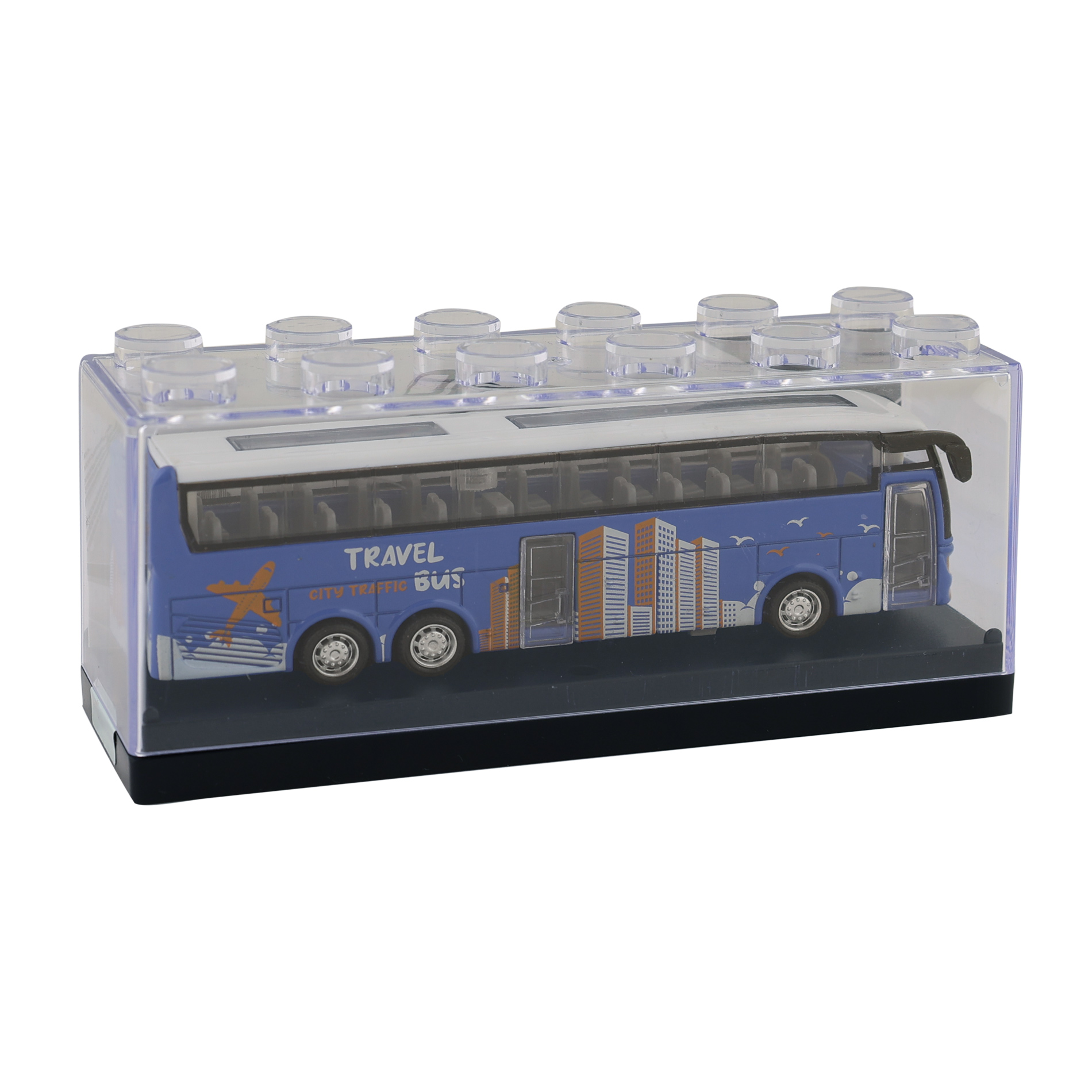 Kovový dálkový autobus