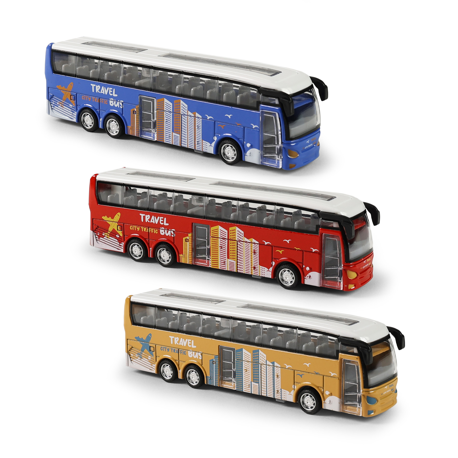 Kovový dálkový autobus