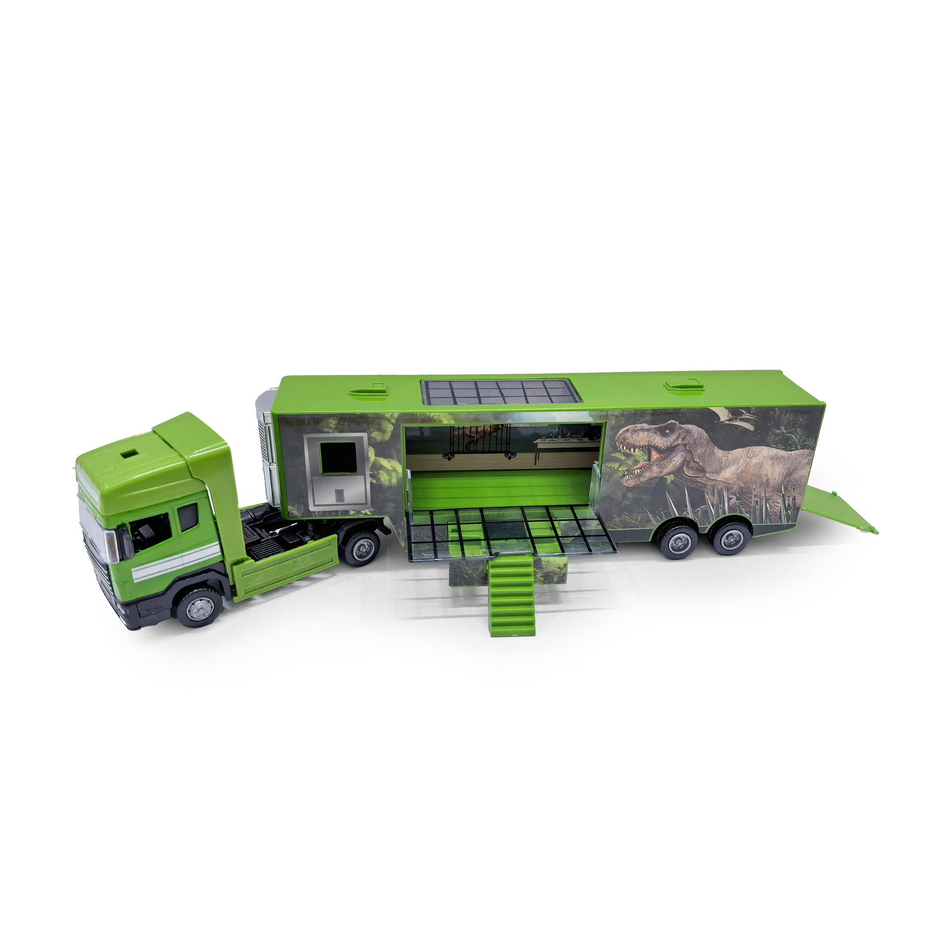 Auto kamion kov/plast s motivem dinosaura III.