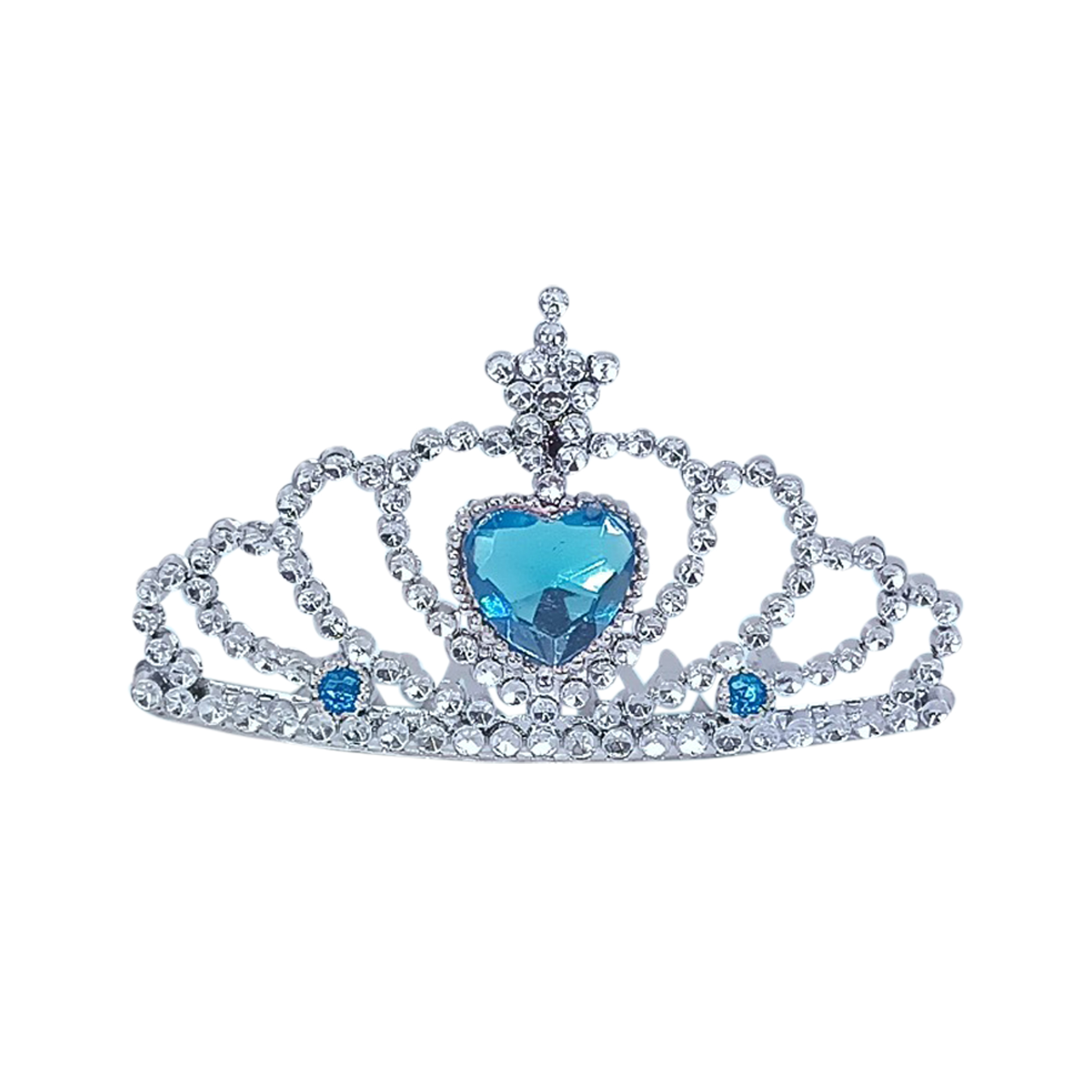 Sada princezna s náhrdelníkem modrá