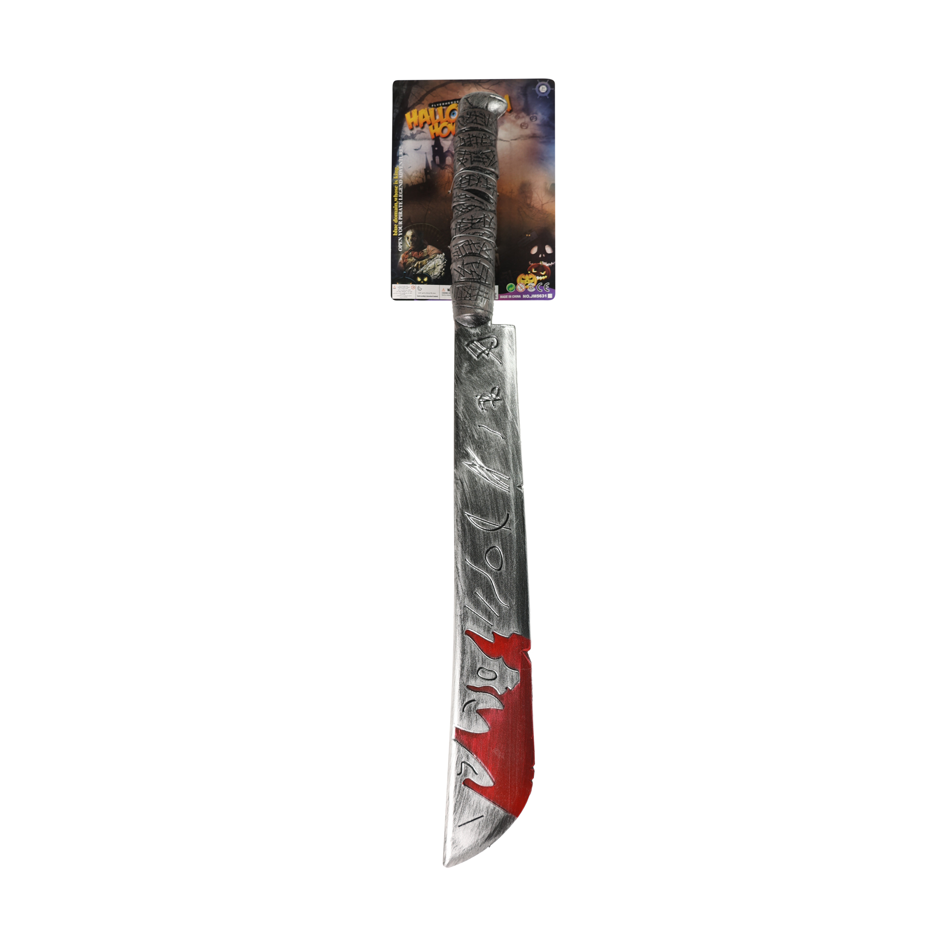 Mačeta s krví Halloween 74 cm