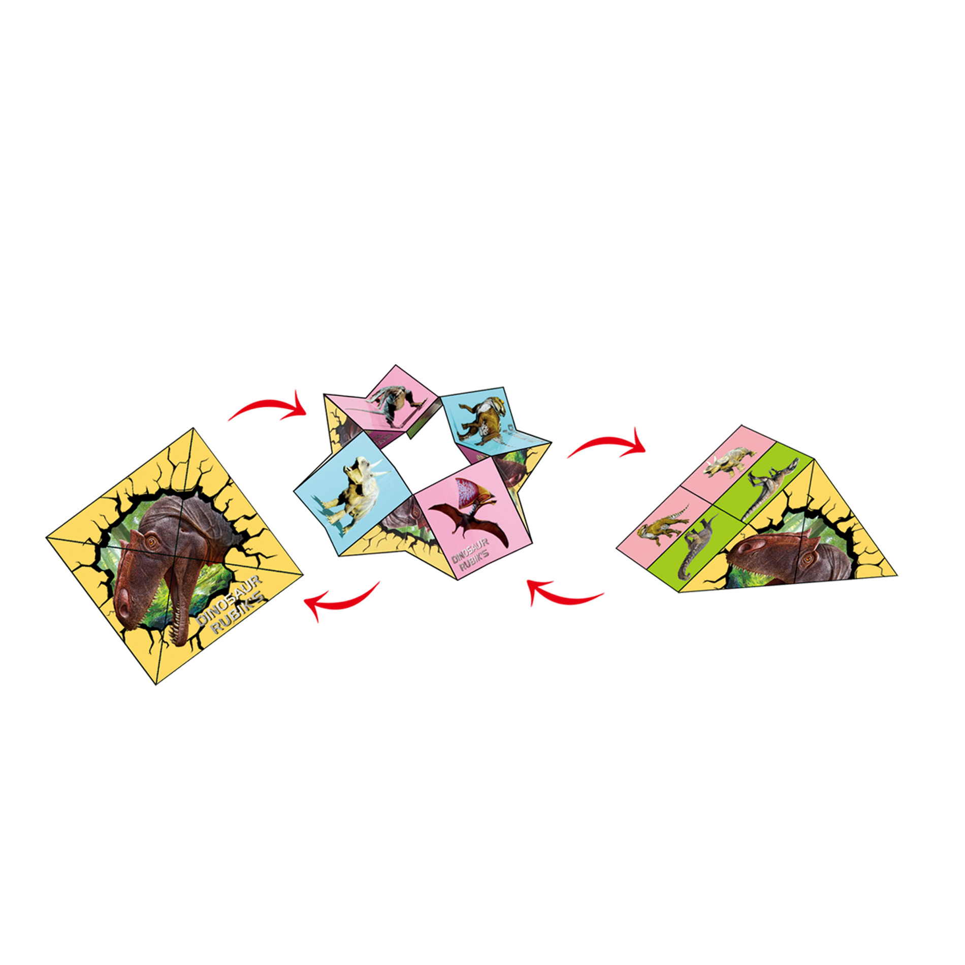 Magický hlavolam dino