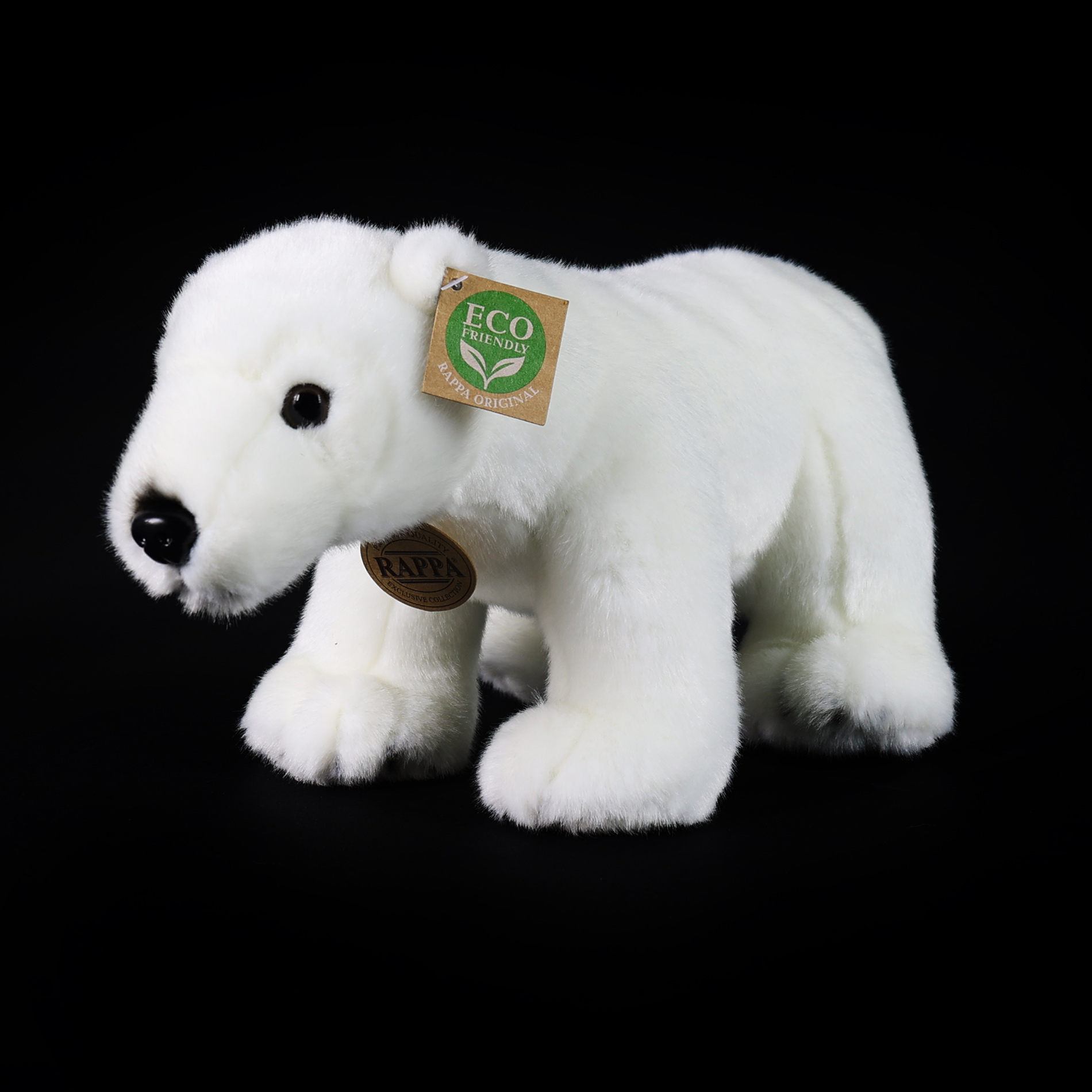 Plyšový medvěd lední stojící 30 cm ECO-FRIENDLY
