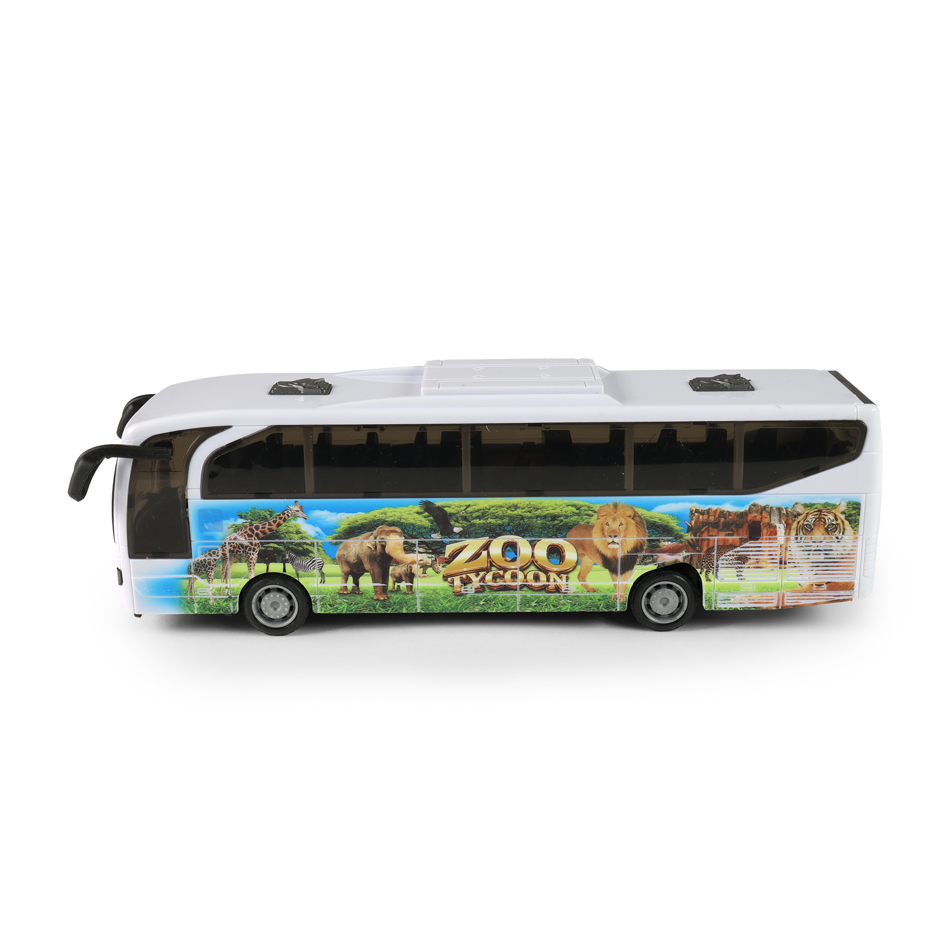 Autobus ZOO se zvukem a světlem 23 cm