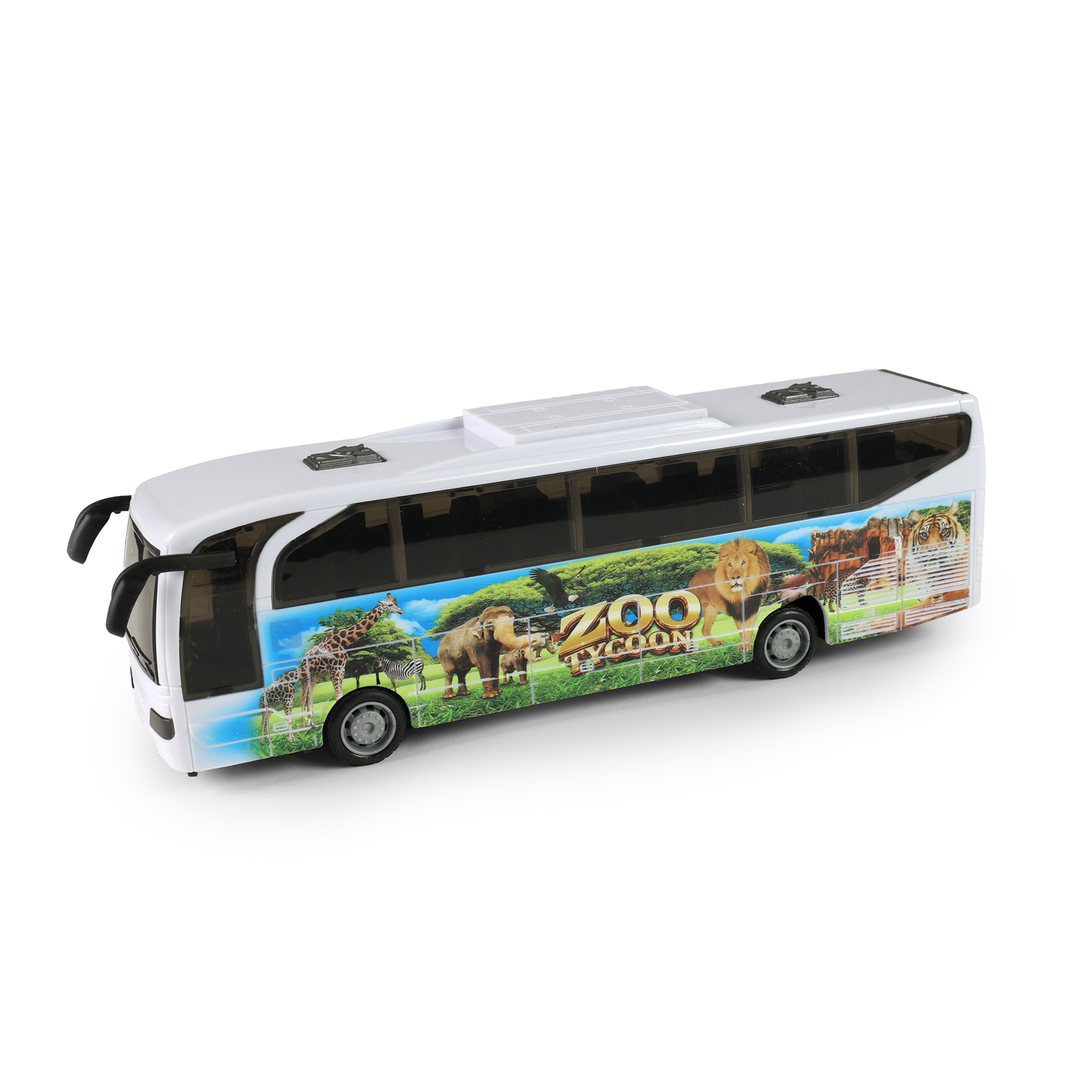 Autobus ZOO se zvukem a světlem 23 cm