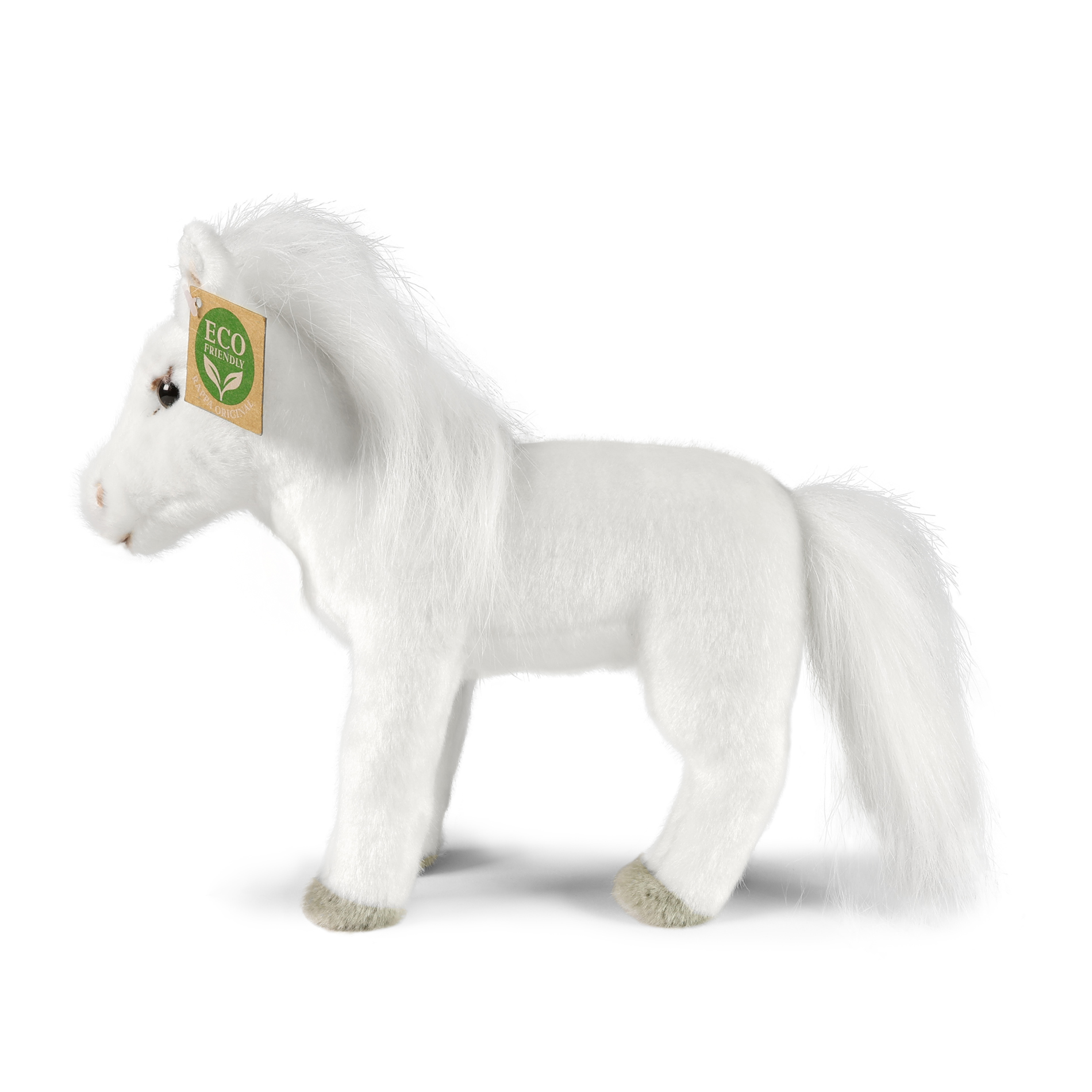 Plyšový kůň bílý 24 cm ECO-FRIENDLY