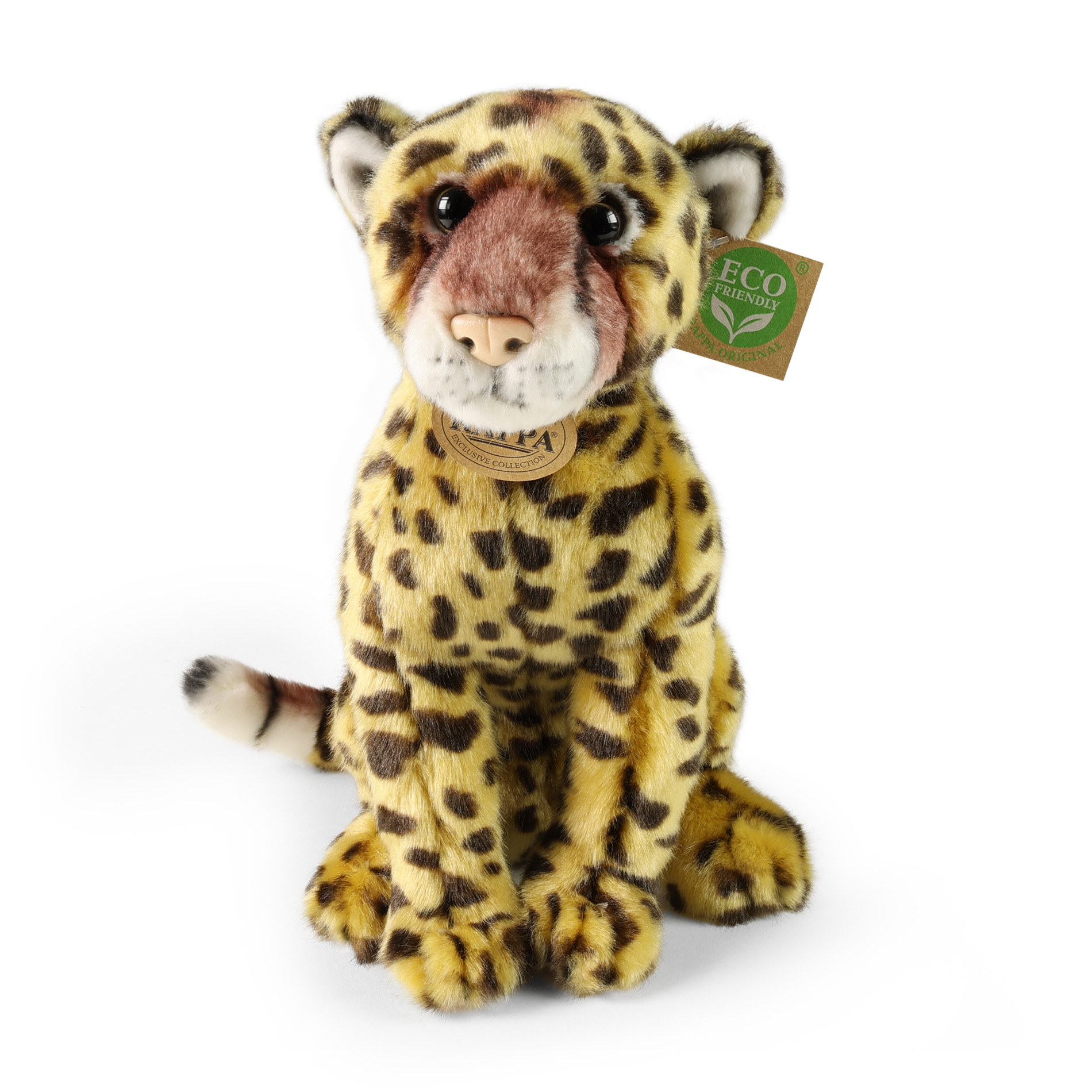 Plyšový gepard sedící 28 cm ECO-FRIENDLY