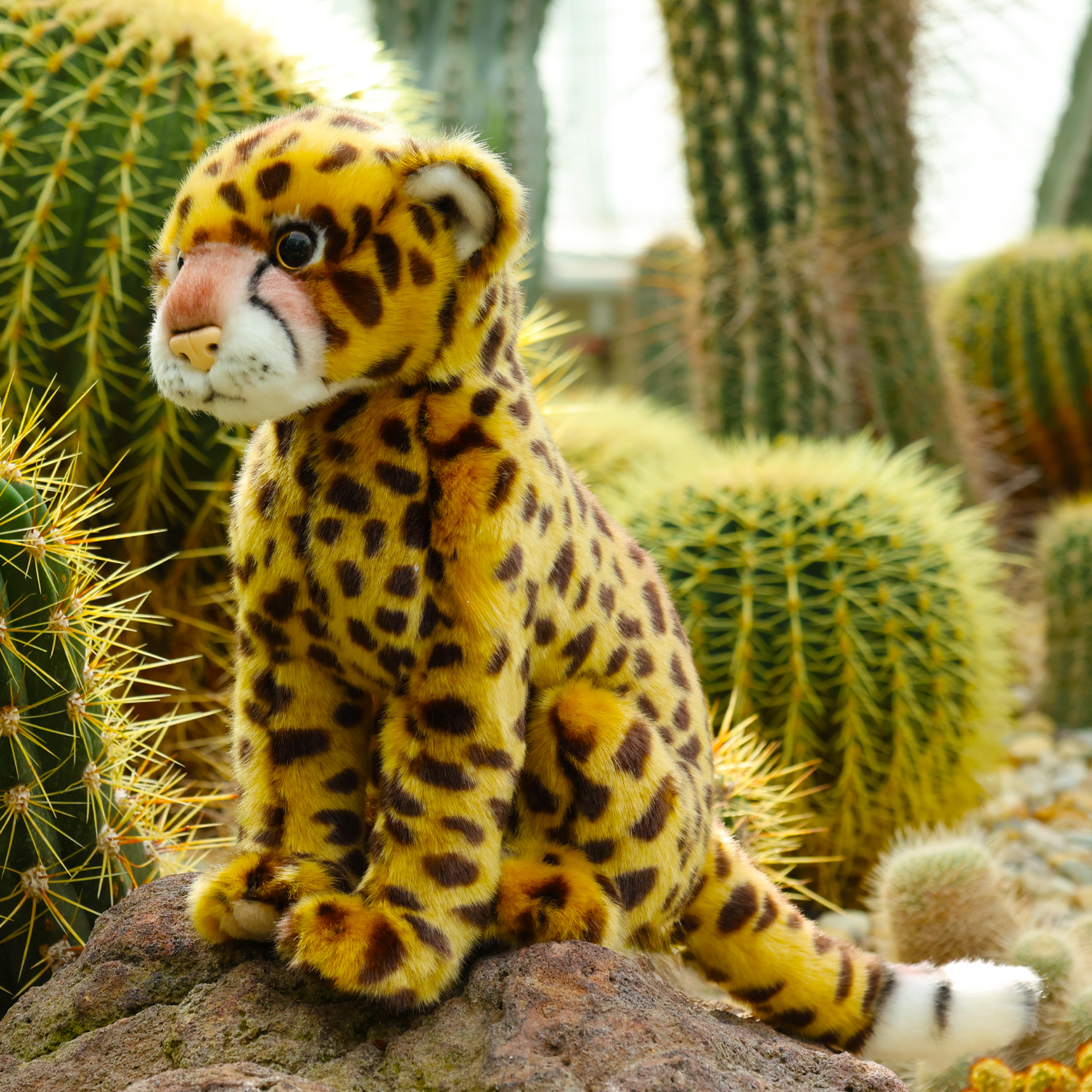 Plyšový gepard sedící 28 cm ECO-FRIENDLY