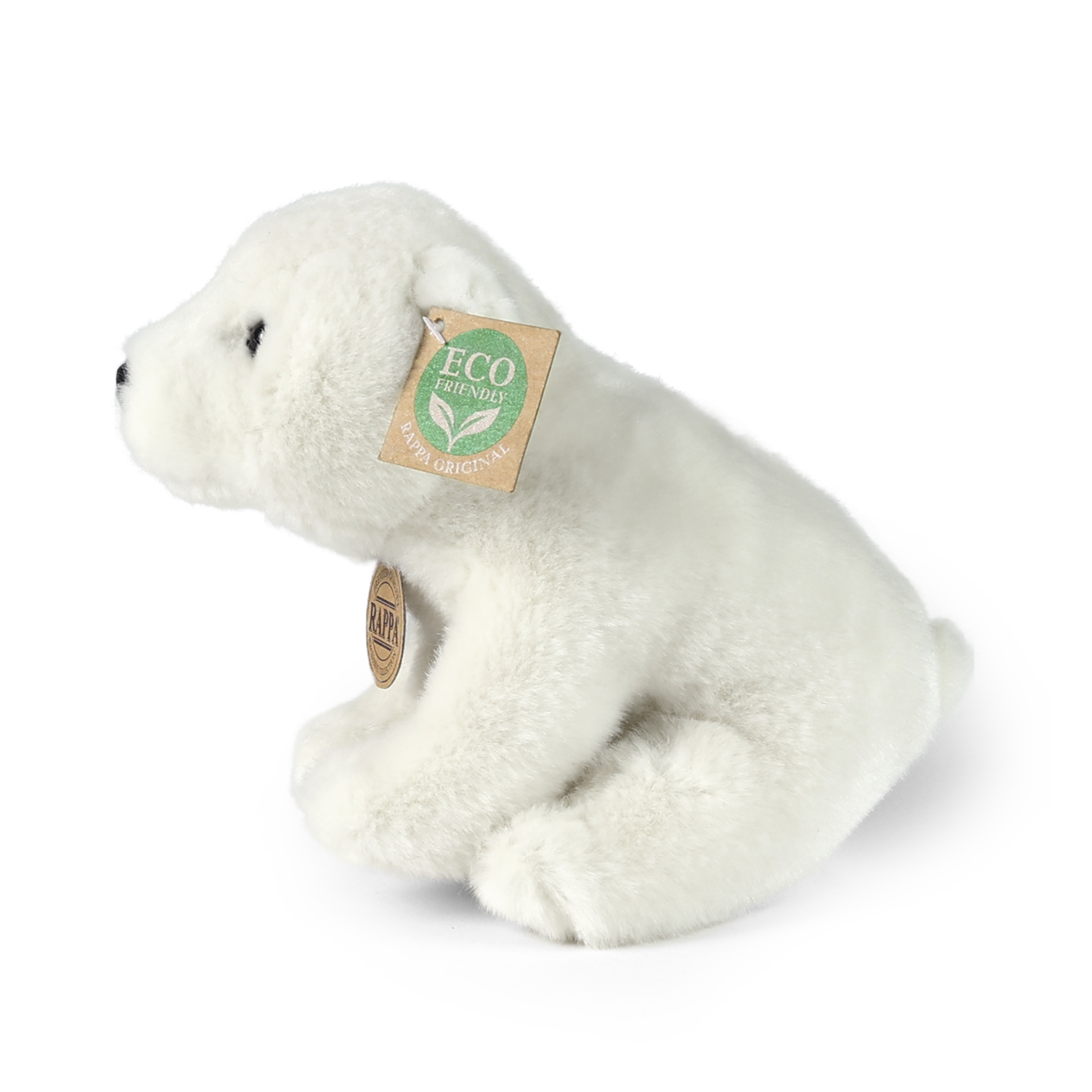 Plyšový medvěd lední sedící 20 cm ECO-FRIENDLY