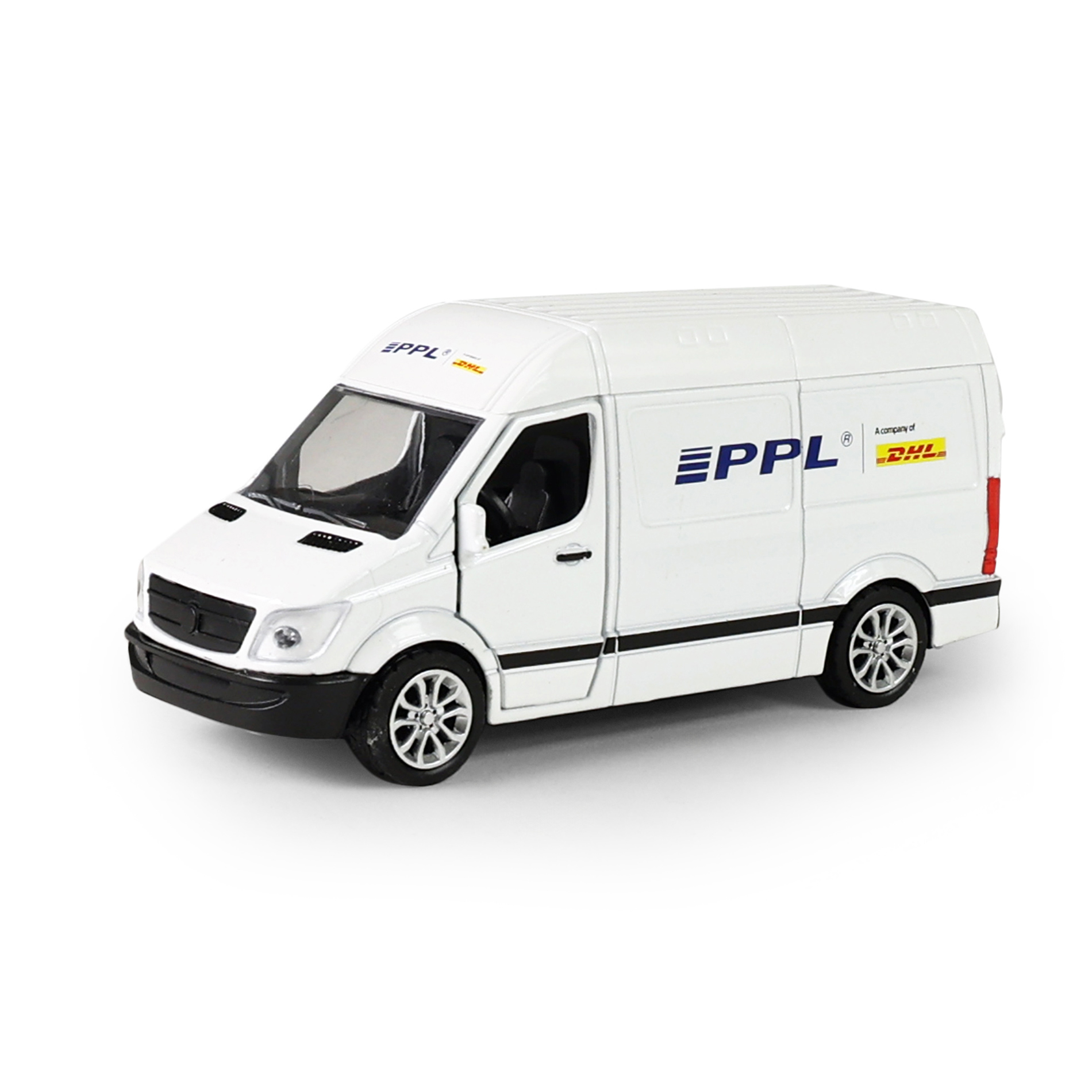 Kovové auto PPL s otevíracími dveřmi 12 cm