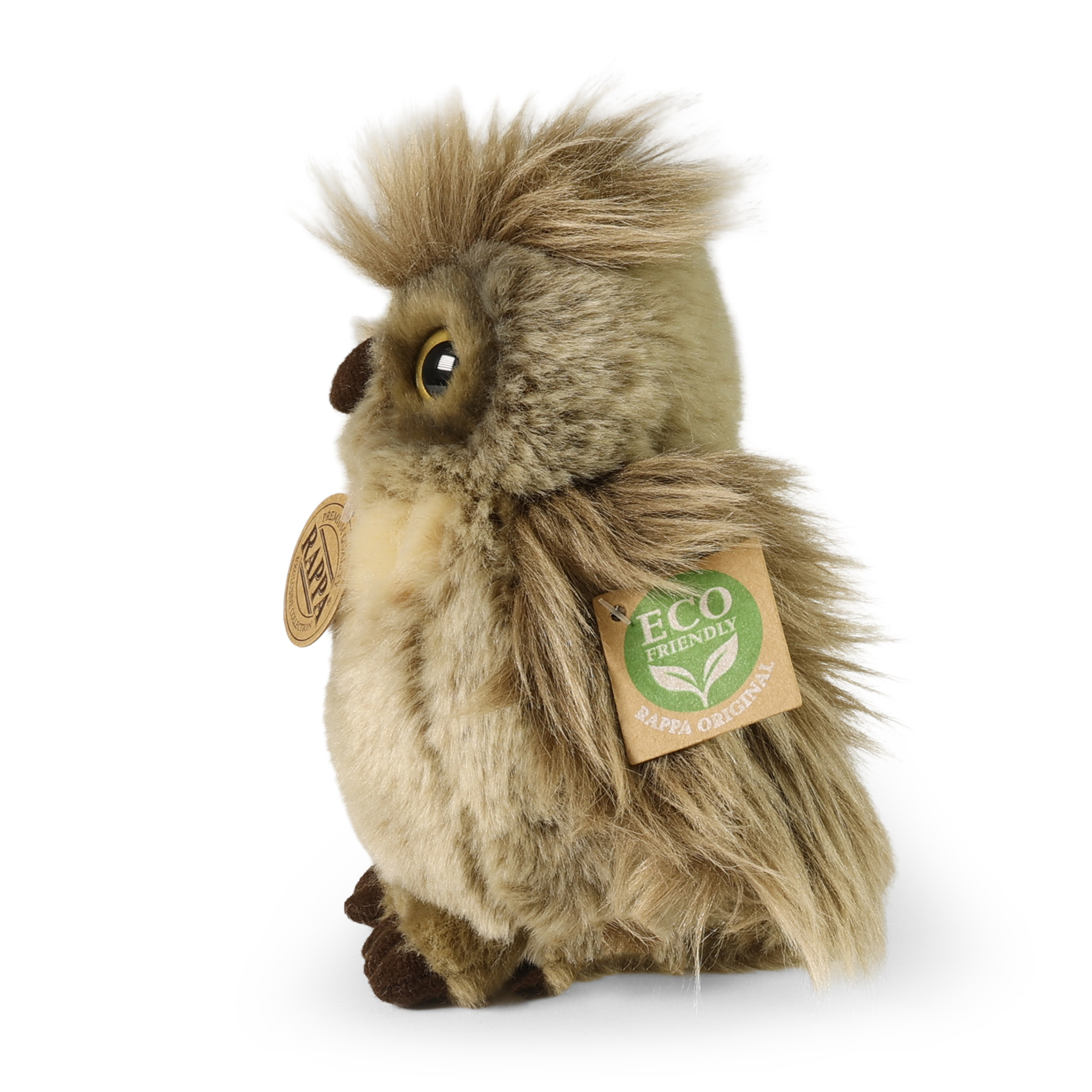 Plyšový výr virginský 18 cm ECO-FRIENDLY