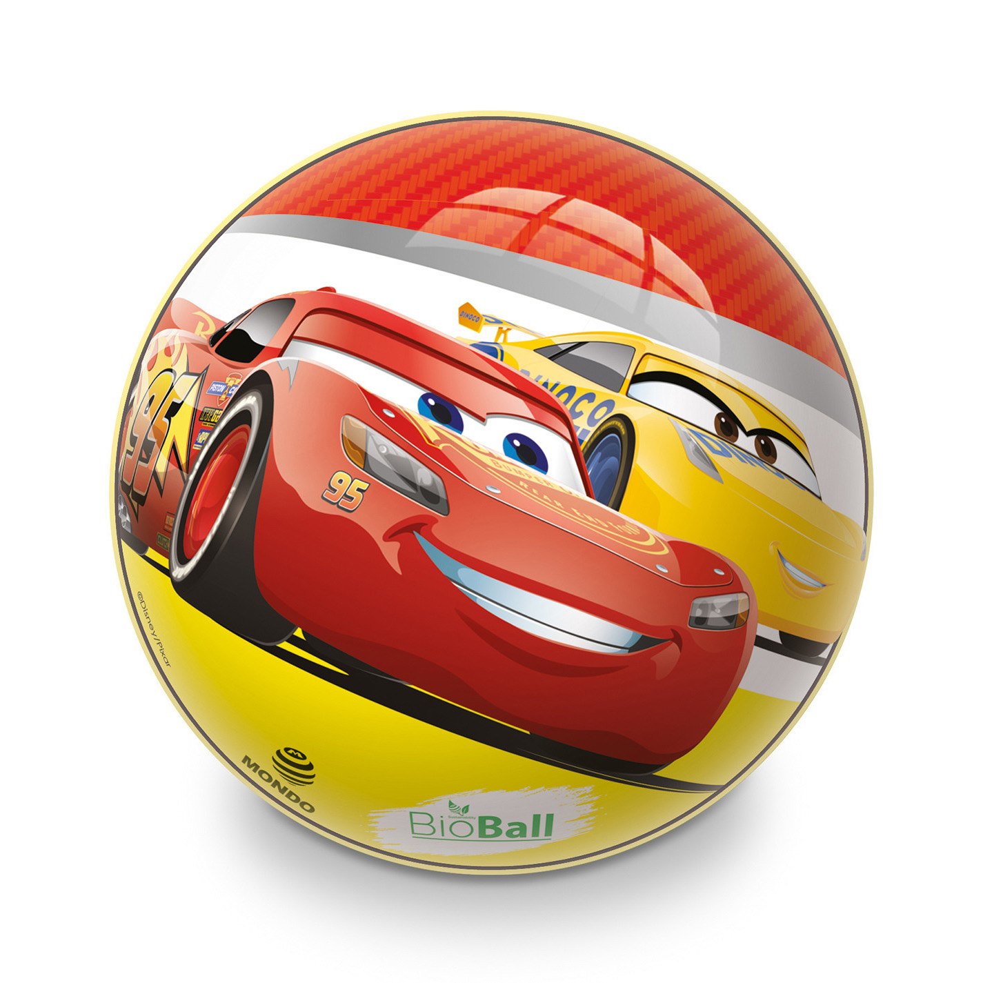 Míč nafouknutý CARS - Auta  22 cm BIO BALL