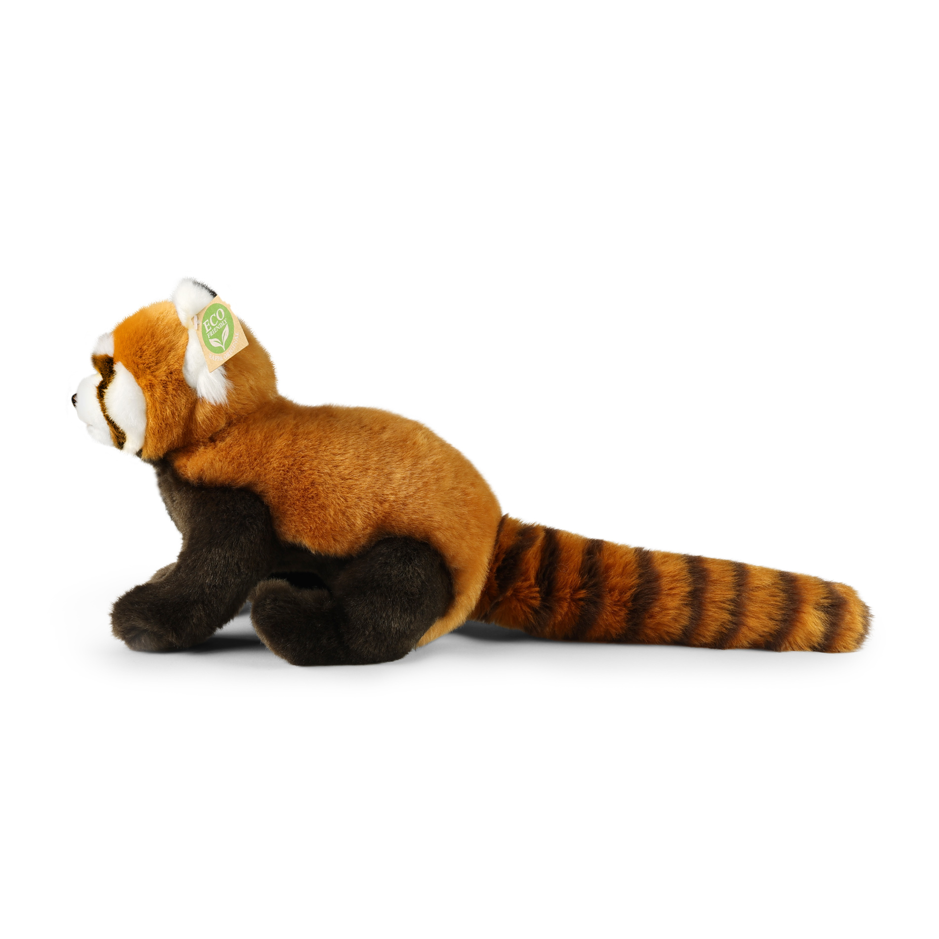 Plyšová panda červená 28 cm ECO-FRIENDLY