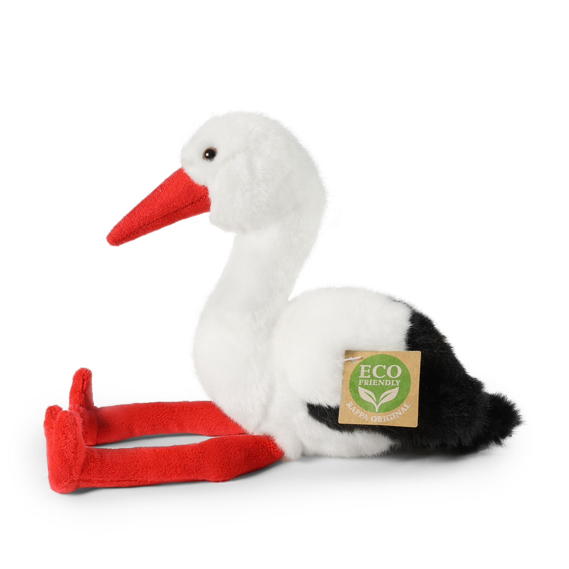 Plyšový čáp 20 cm ECO-FRIENDLY