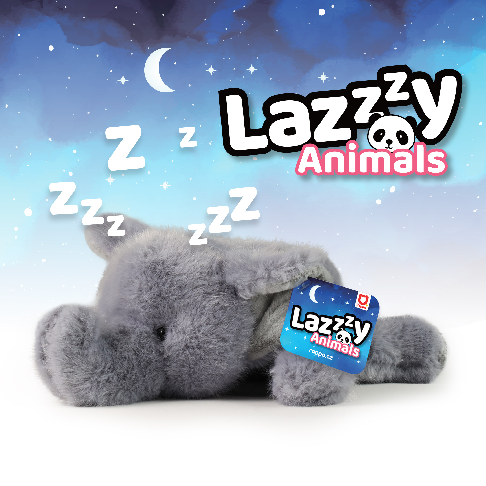 LazyAnimals plyšový slon 29 cm