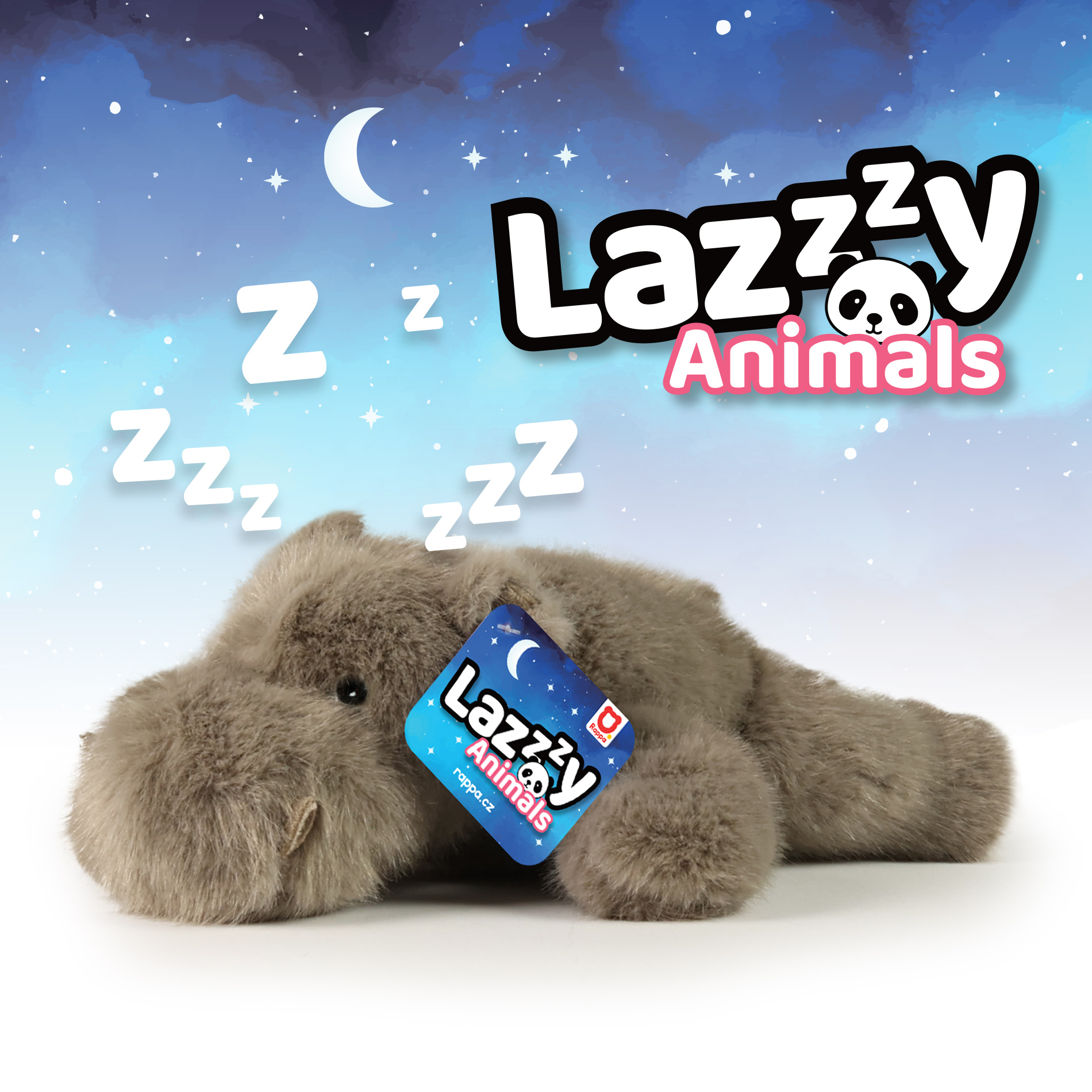 LazyAnimals plyšový hroch 29 cm