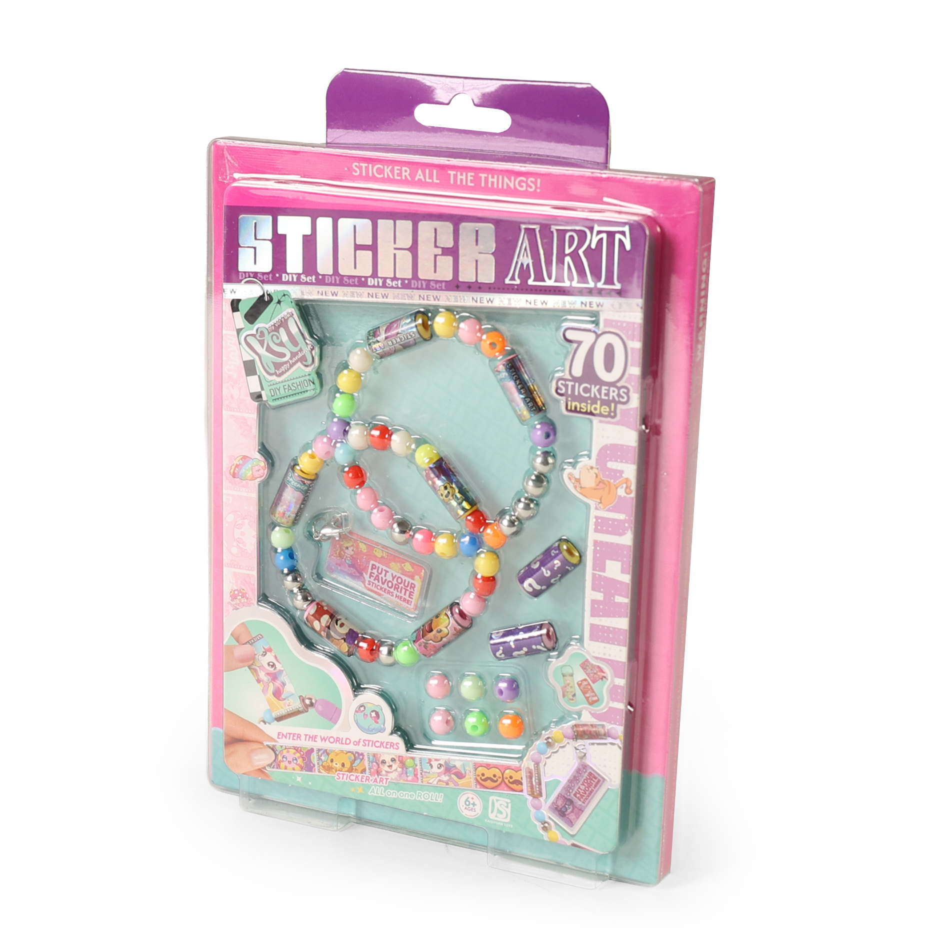 Kreativní náramek se samolepkami