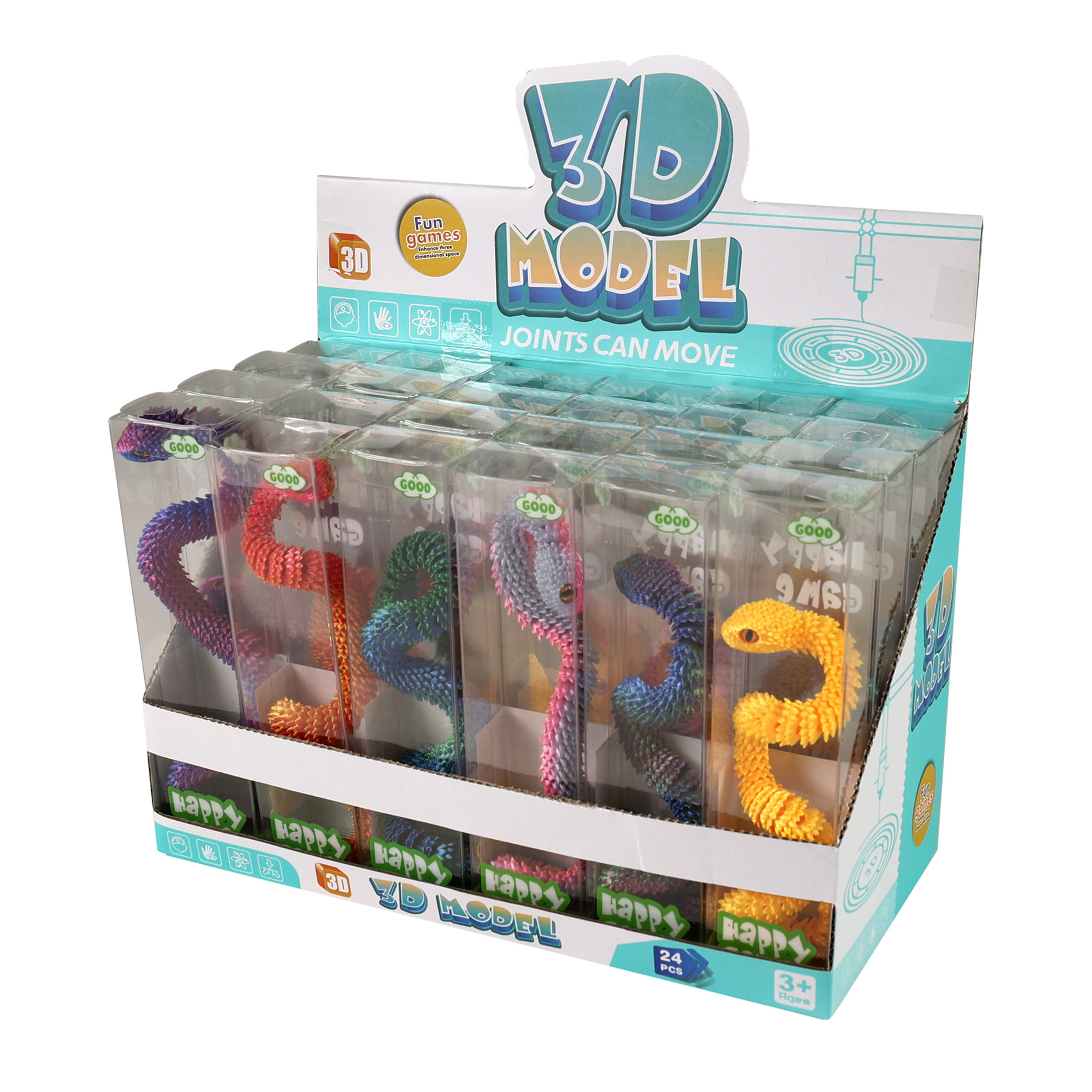 Magický had zmije 3D 30 cm