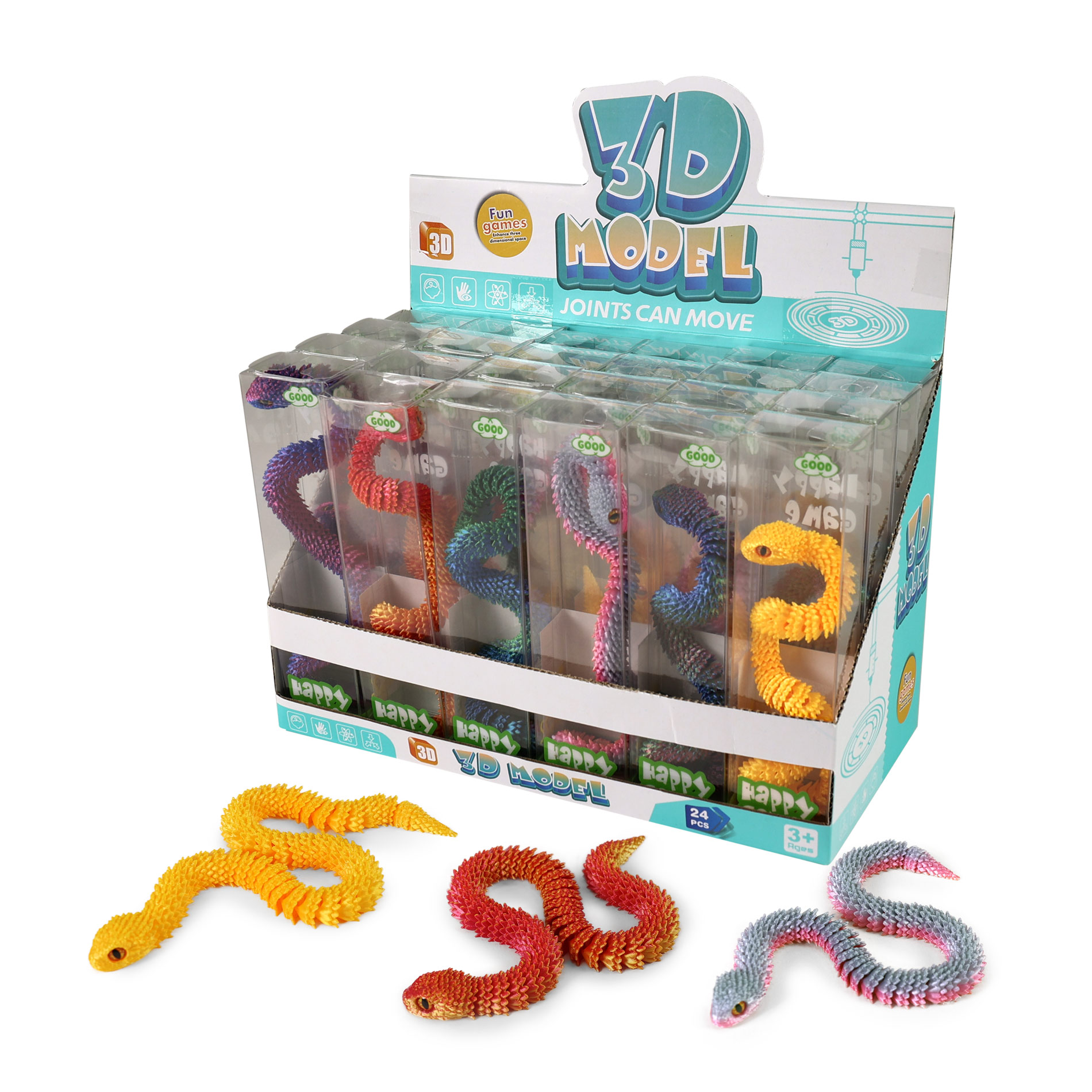 Magický had zmije 3D 30 cm