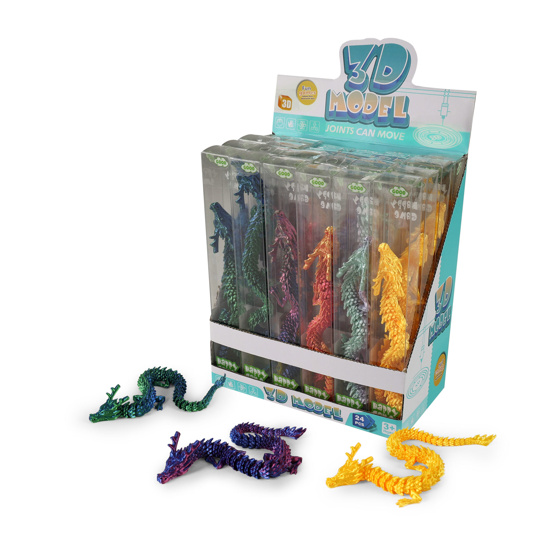 Magický čínský drak 3D