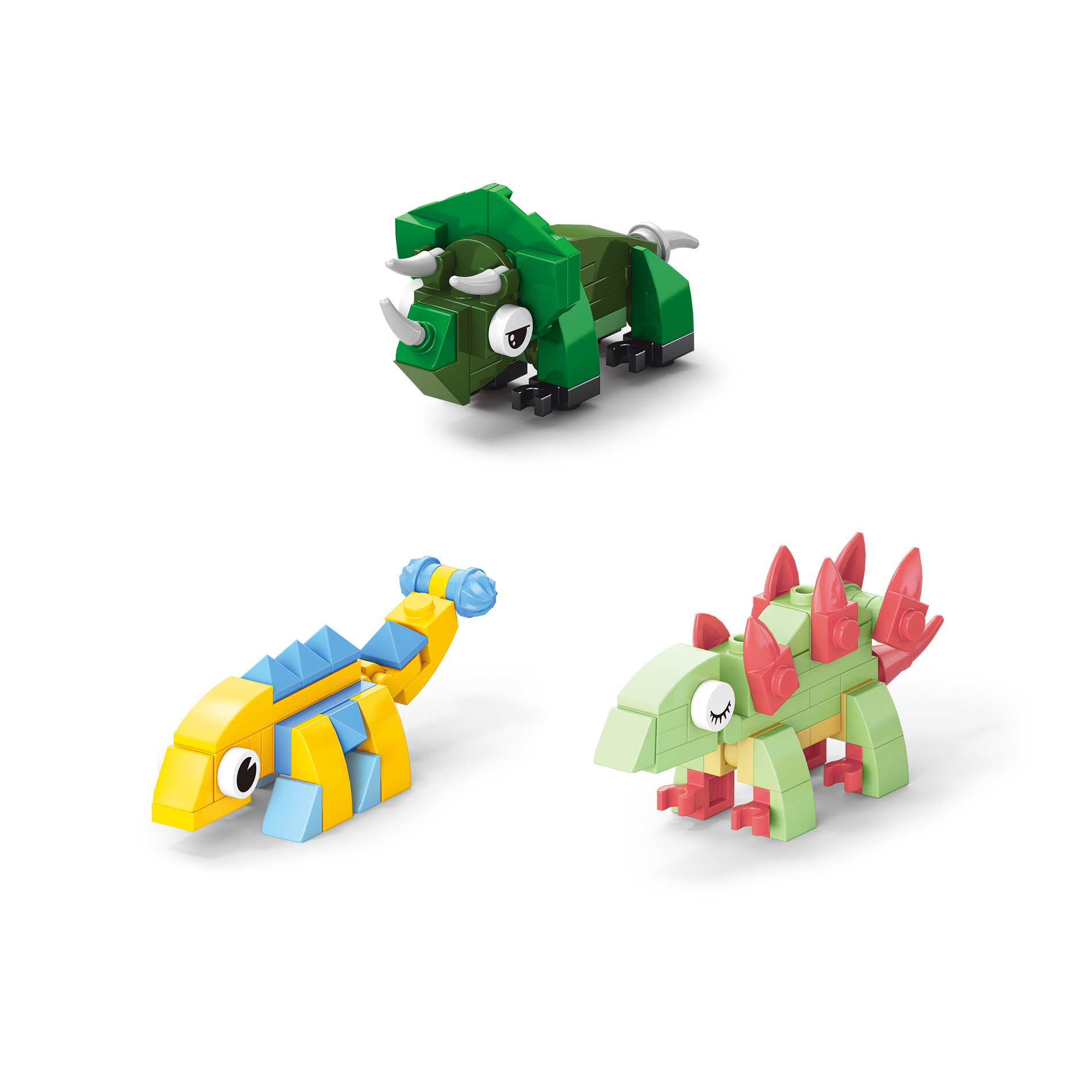 Stavebnice dino 12 figurek