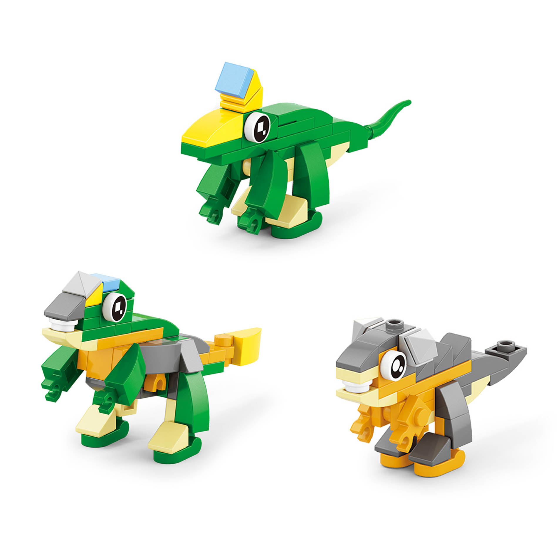 Stavebnice dino 12 figurek