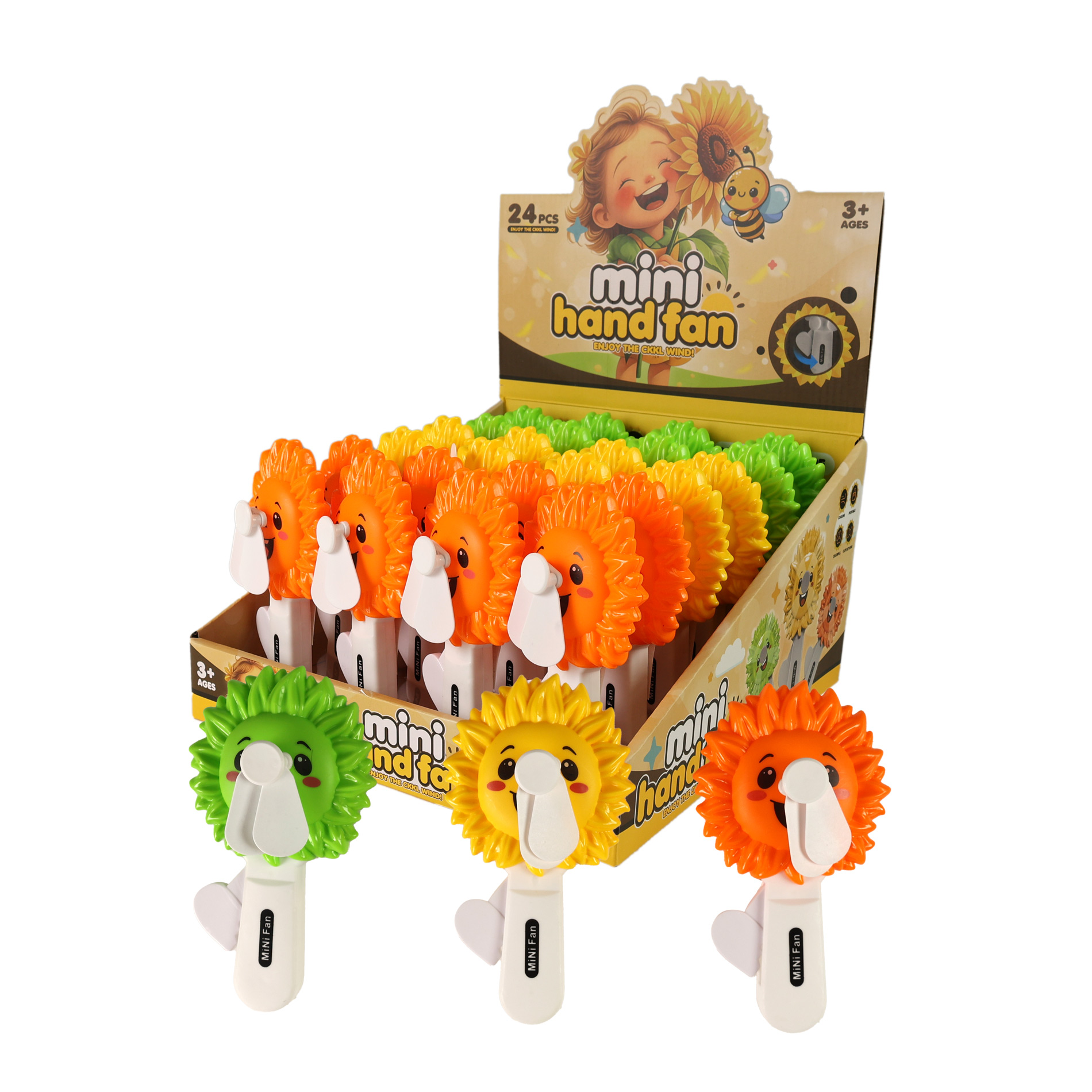 Ruční ventilátor slunečnice