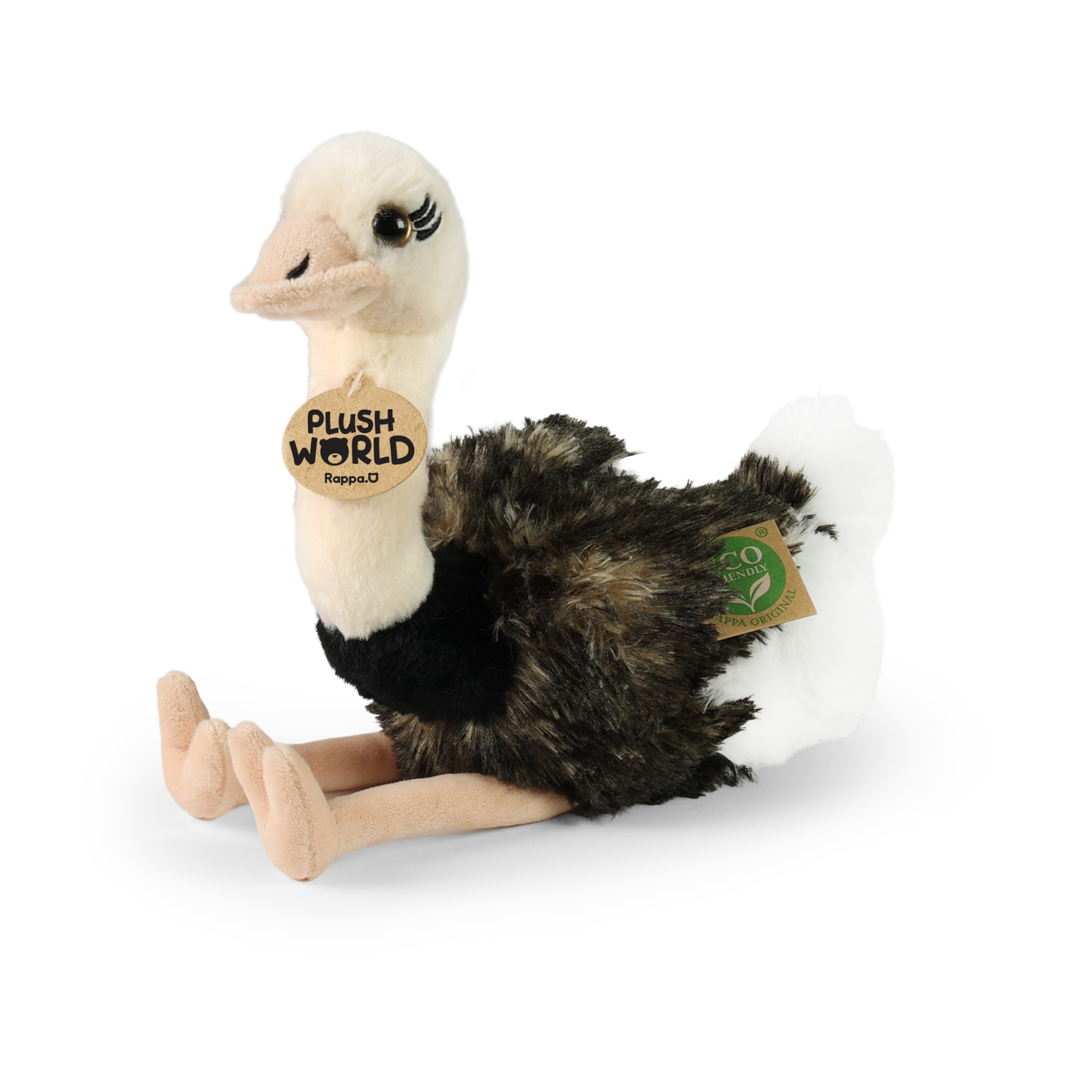 Plyšový pštros 33 cm ECO-FRIENDLY PLUSH WORLD