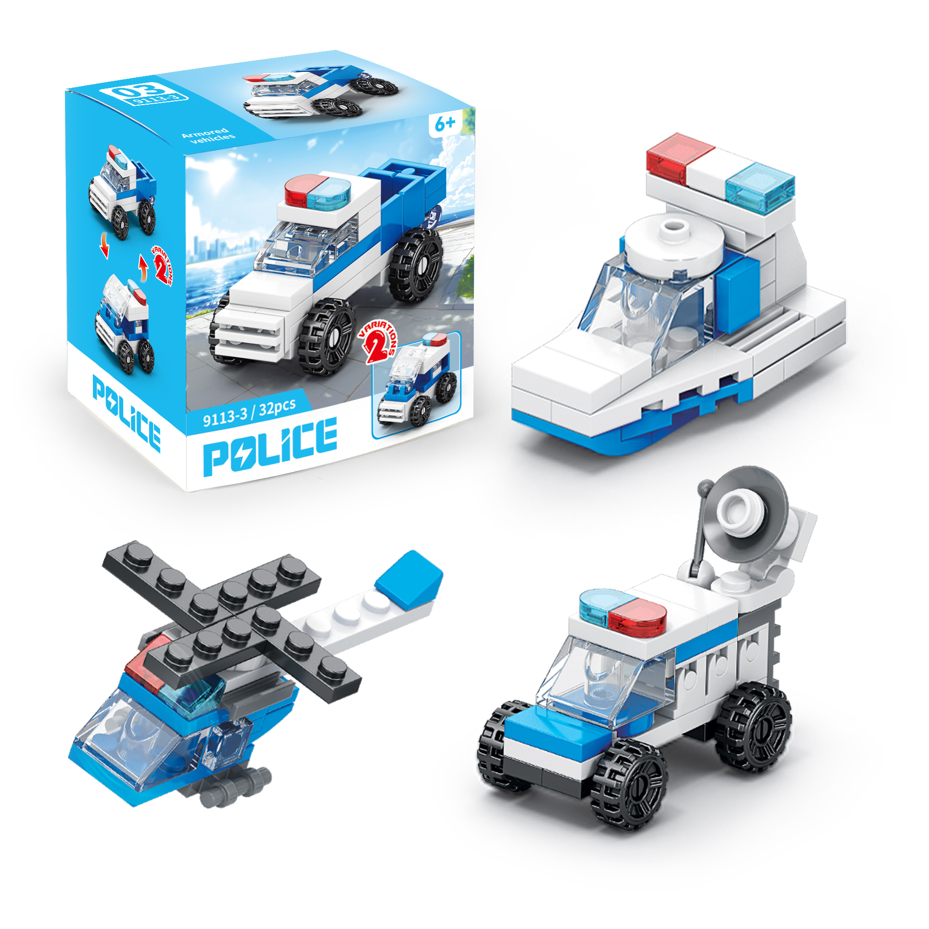 Stavebnice policie 10v1